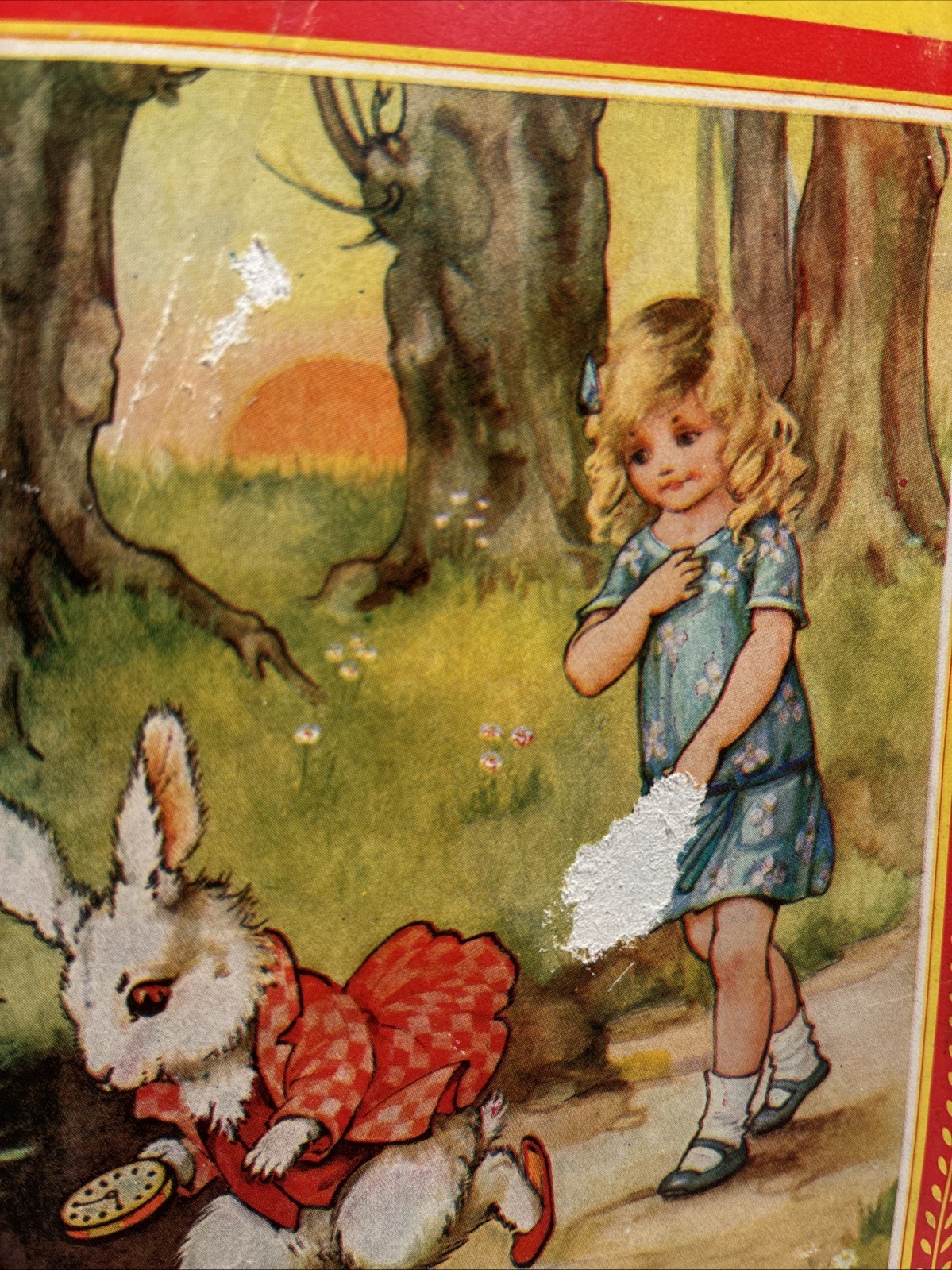 Vintage The Newbery Classics Alice’s Adventures in Wonderland Book ~ Pre-owned