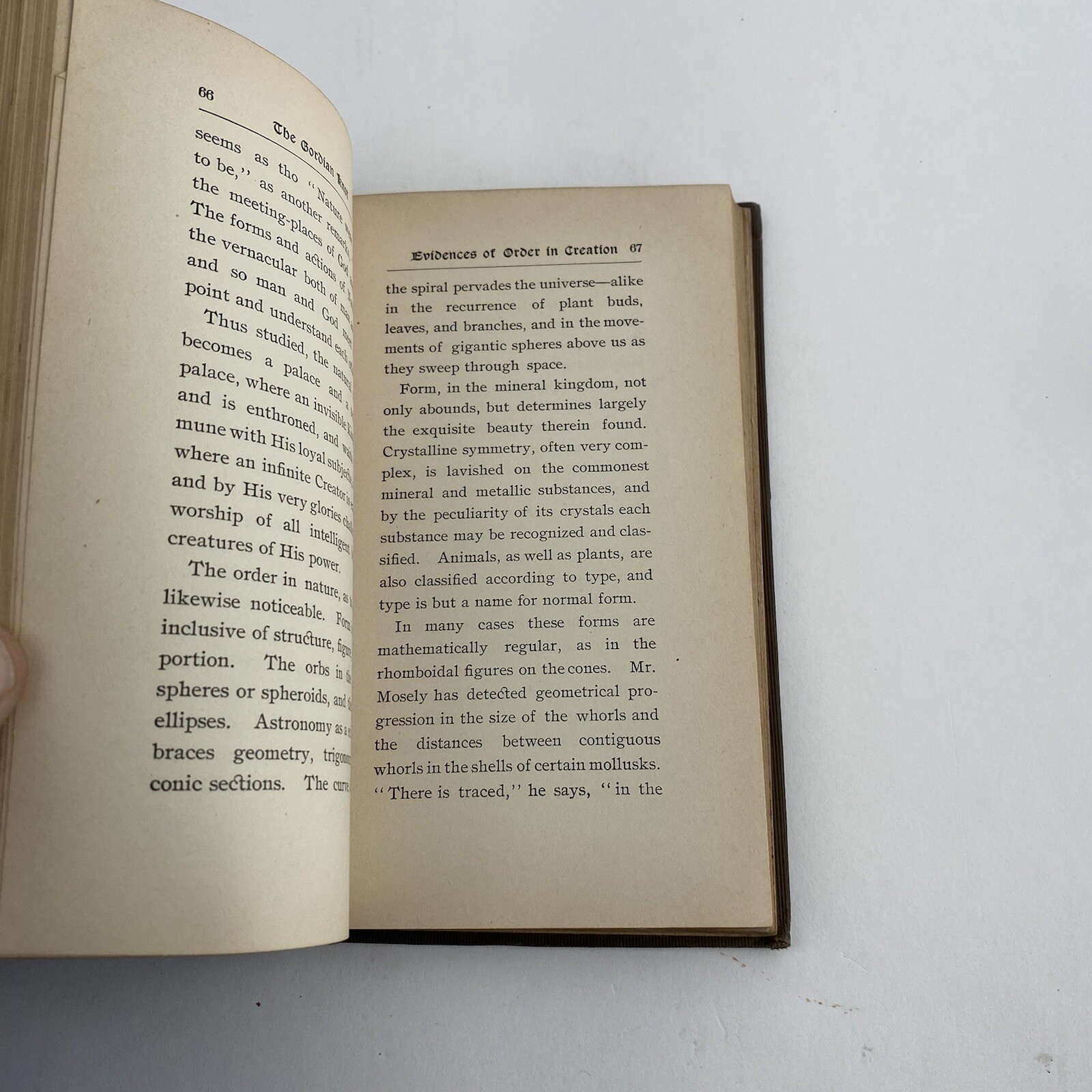 Antique Vintage Book The Gordian Knot 1902 Scarce Religion Creation