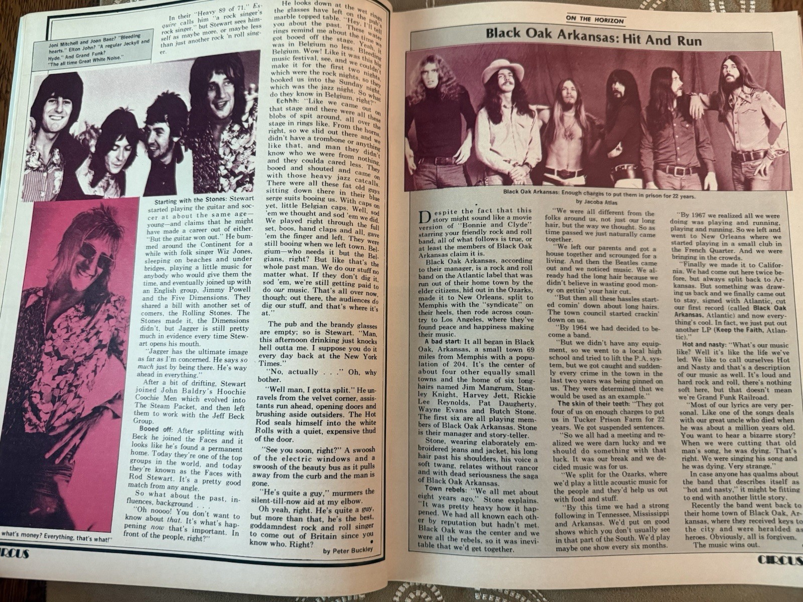 Circus Magazine March 1972 ELP Yes Rolling Stones Ship Free In USA