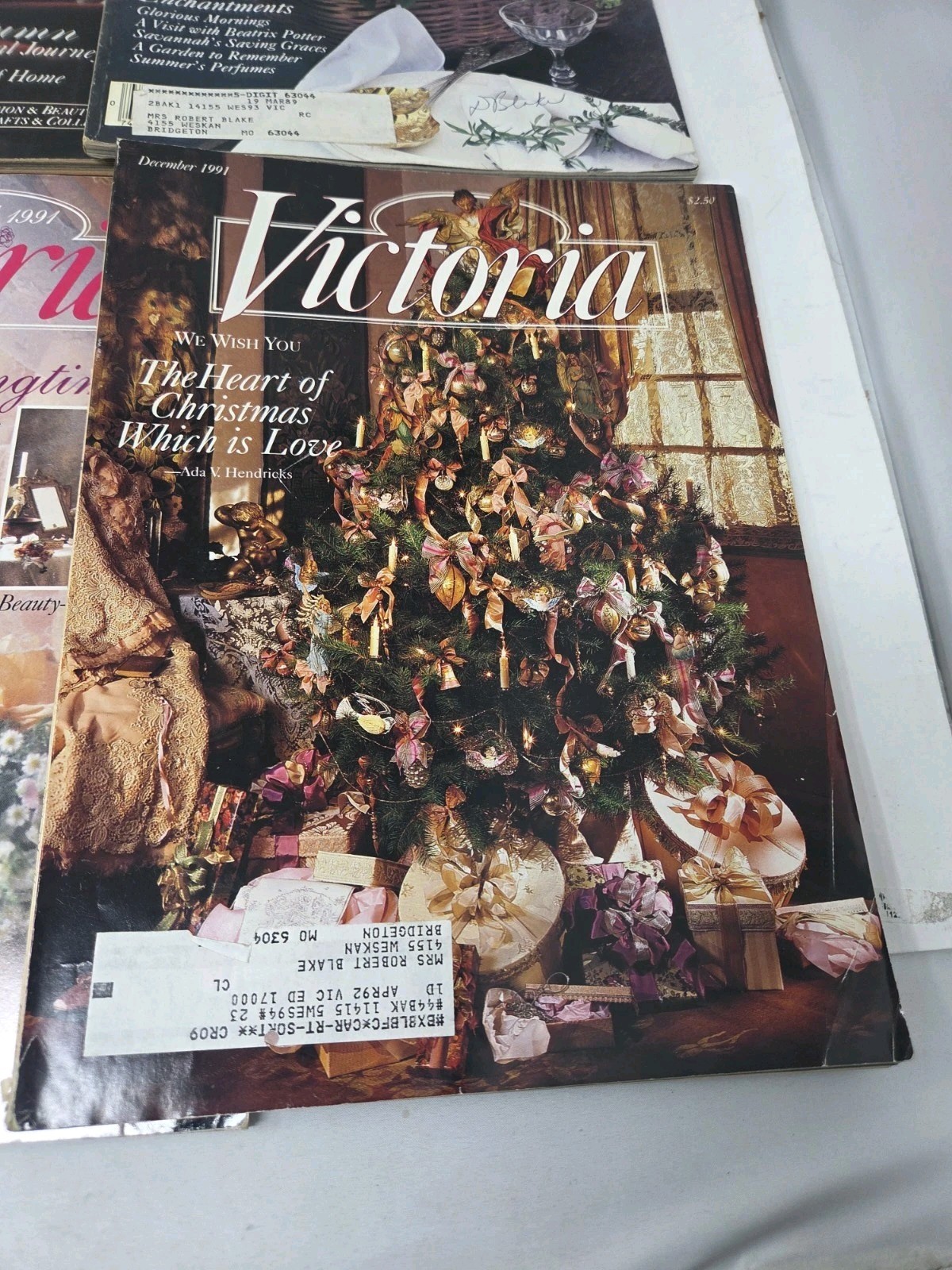 Mixed Lot of 10 Victoria Magazine (1987-1991) Lot 1