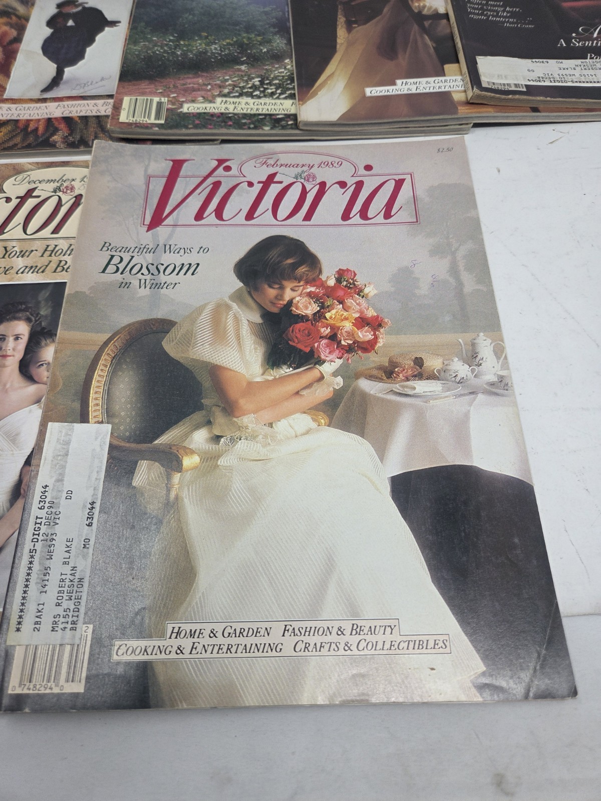 Mixed Lot of 10 Victoria Magazine (1987-1991) Lot 1