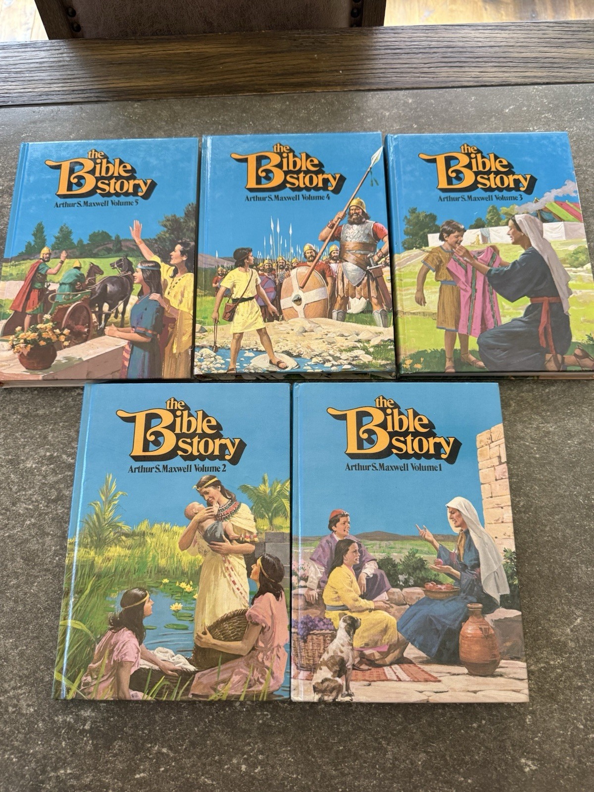 The Bible Story 10 Volume Set By Arthur S. Maxwell Hardcover Religious Books