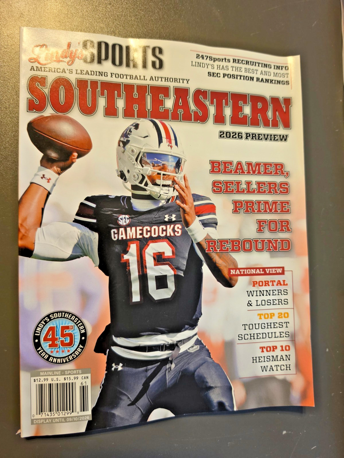 Southeastern 2026 Preview Magazine by Lindy&rsquo;s Sports -Leading Football Authority