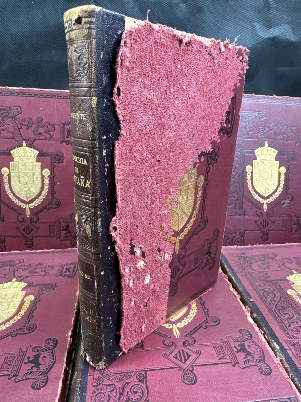 Historia General De Espana By Don Modesto Lafuente 1922 Spain (17) Mixed Volumes