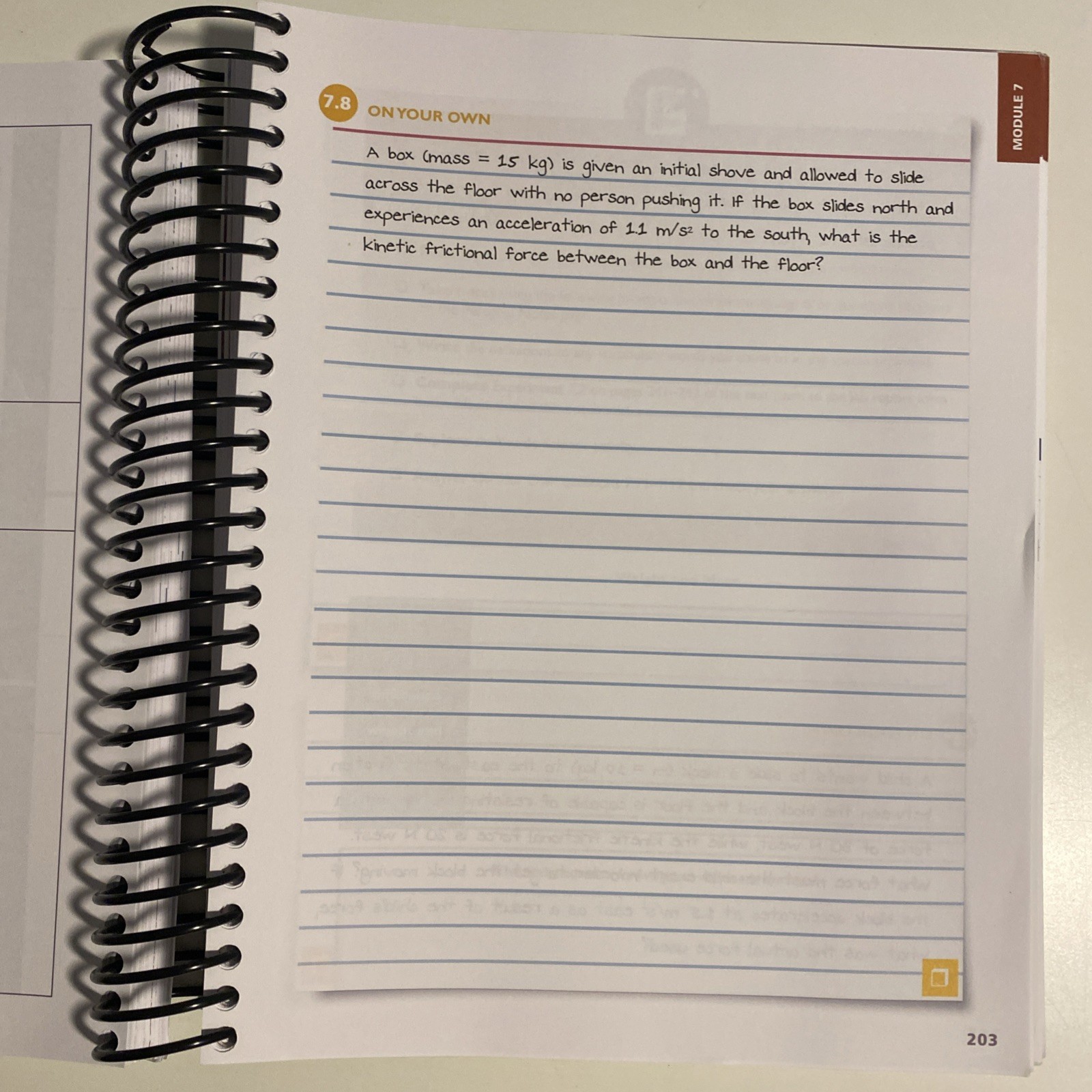 Apologia Physical Science Student Notebook 3rd Edition, No Writing