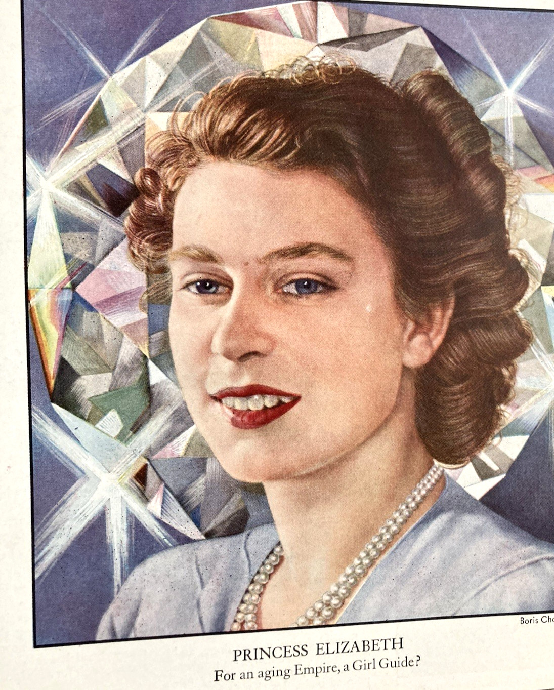 TIME MAGAZINE MARCH 31,1947-PRINCESS ELIZABETH-UNITED KINGDOM&rsquo;s ROYALTY-NO LABEL