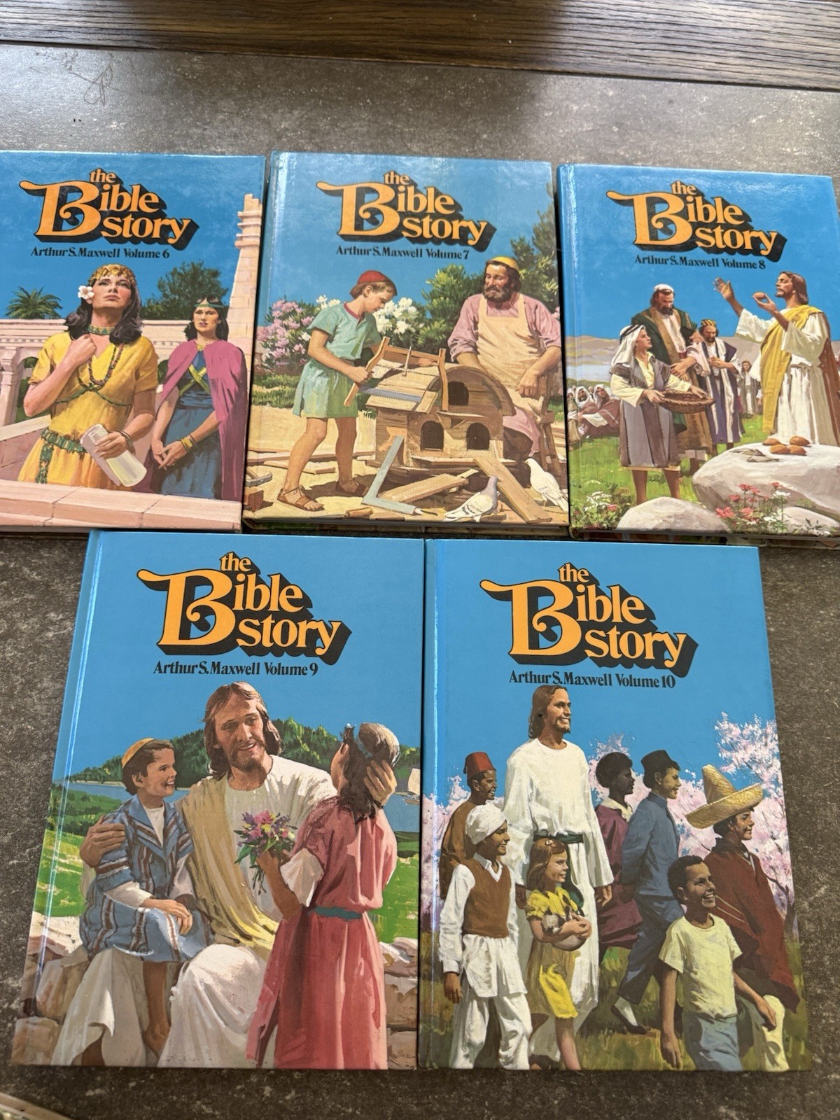 The Bible Story 10 Volume Set By Arthur S. Maxwell Hardcover Religious Books