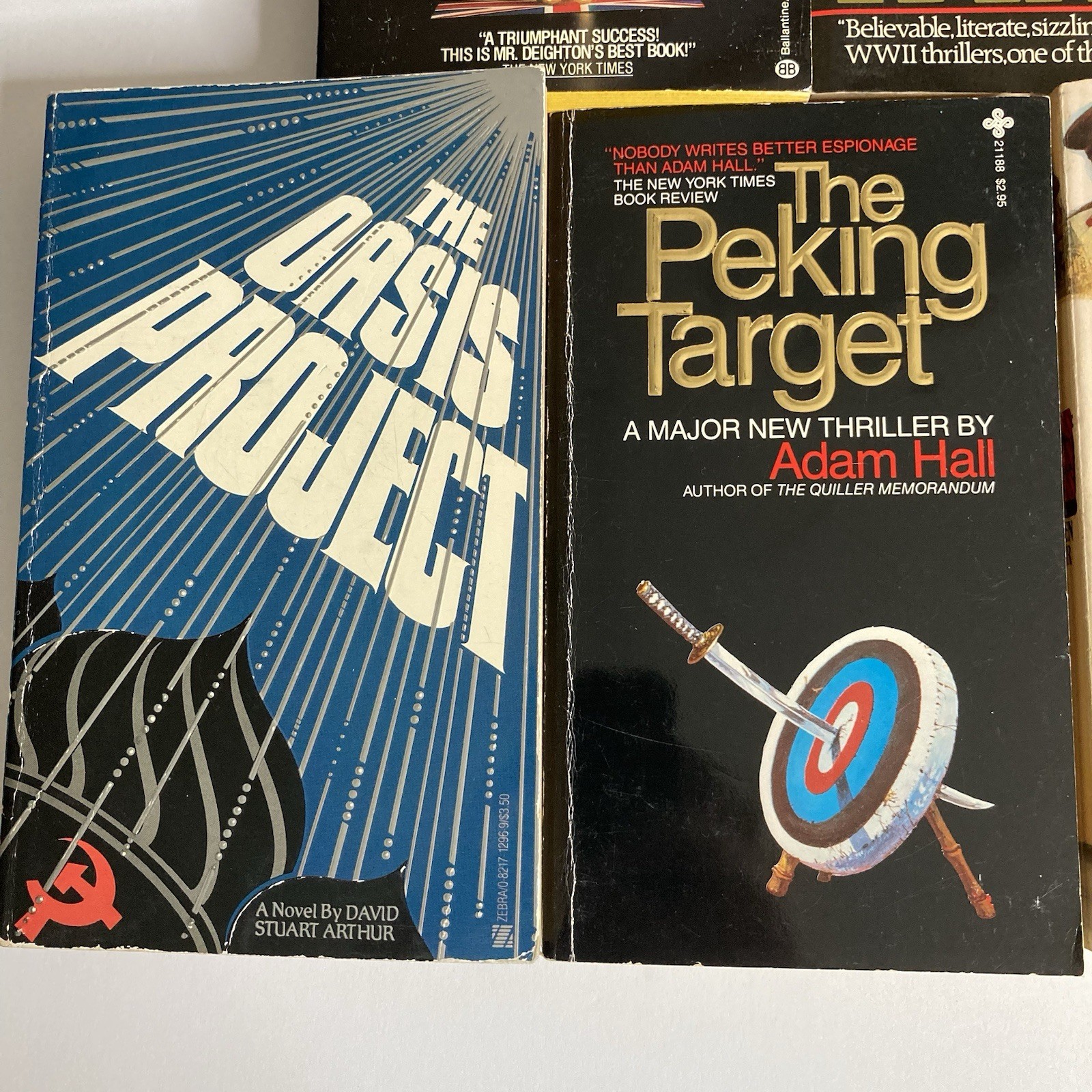 Mixed Lot of 16 Vintage WW2/Cold War Thrillers Paperback Books ’70s/’80s