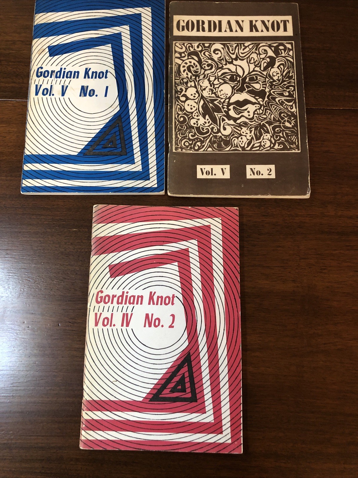 Lot Of 3 Gordian Knot Books VTG Poetry Prose School Of The Ozarks
