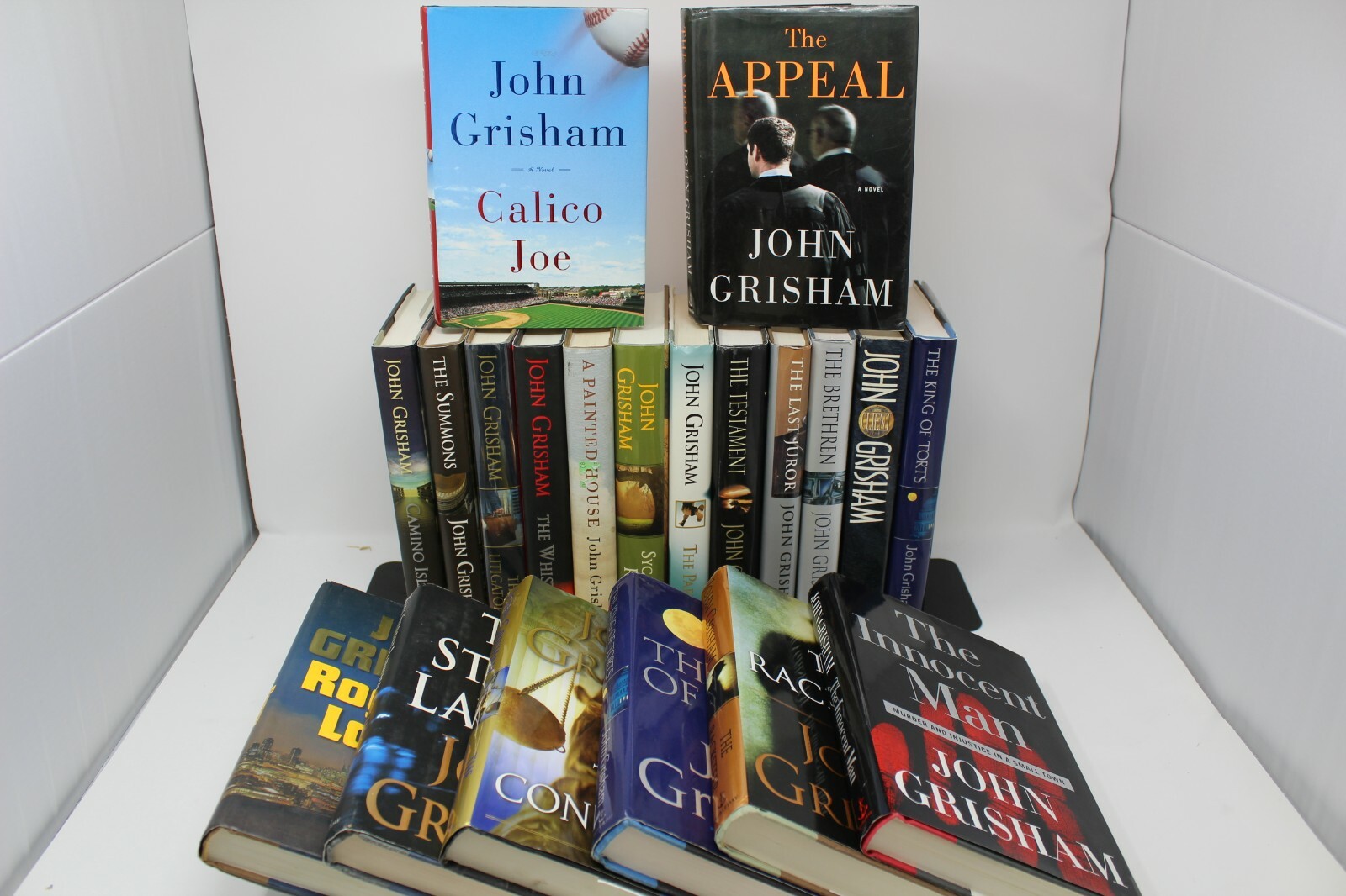 Lot of 10 John Grisham Hardcover Books – Random – Free Shipping