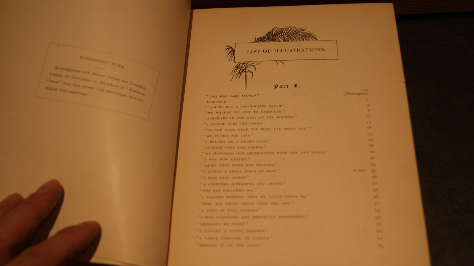 Antique Robinson Crusoe by Daniel Defoe – Red Ornate HC 120 Illustrations Paget