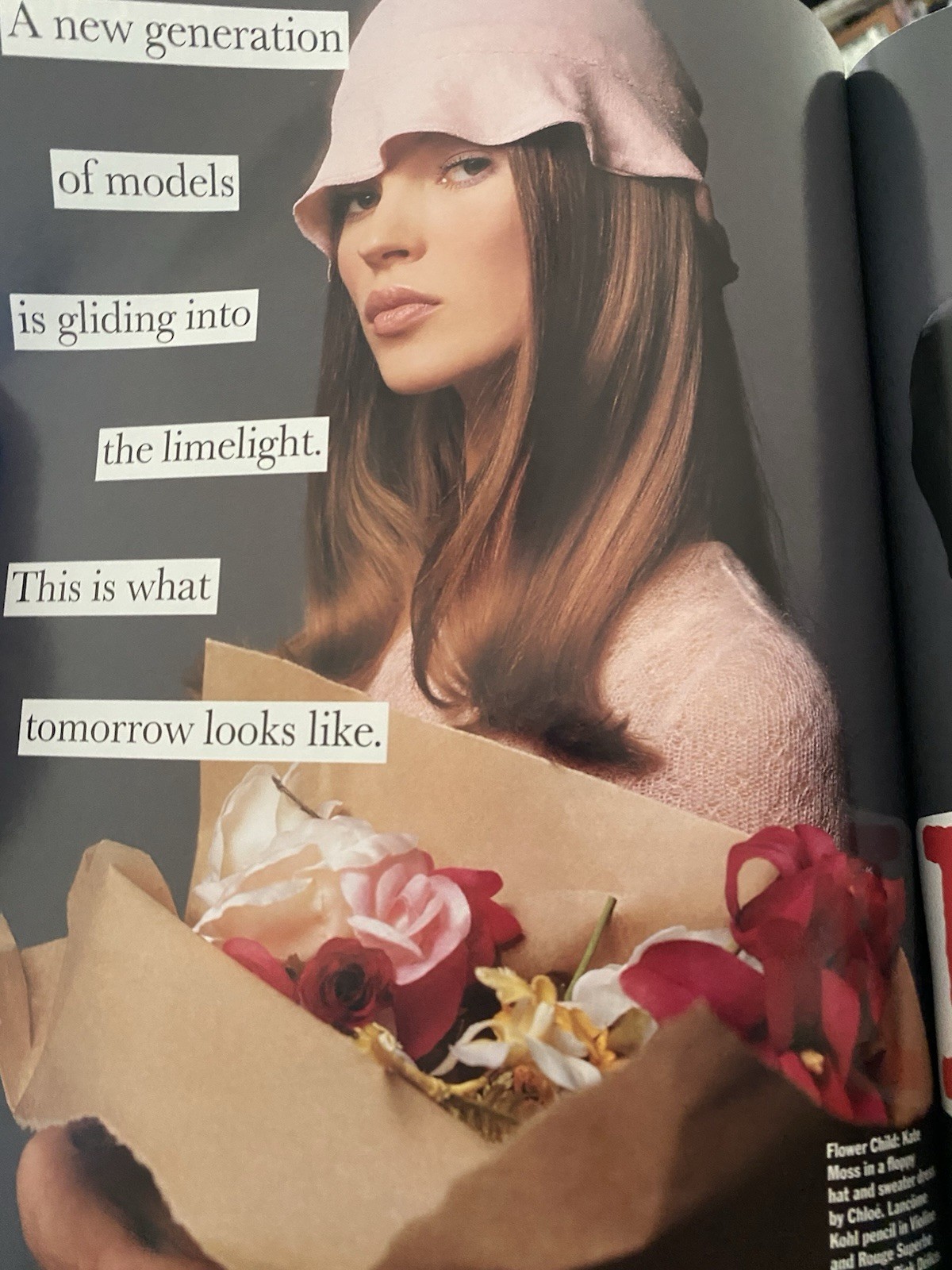 Allure Magazine January 1993 Vintage 90s Kate Moss Dianne Brill Vanessa Paradis