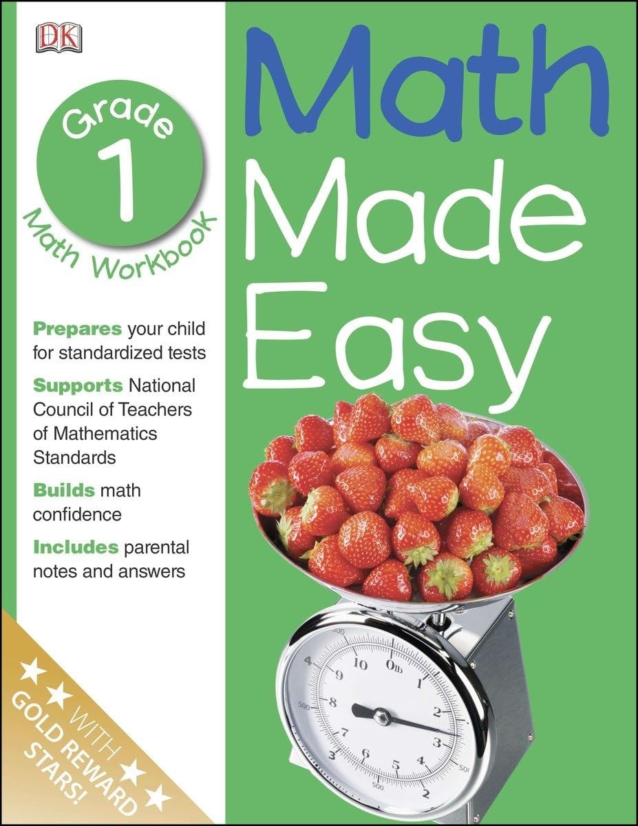 Math Made Easy: 1st Grade Workbook, Ages 6-7