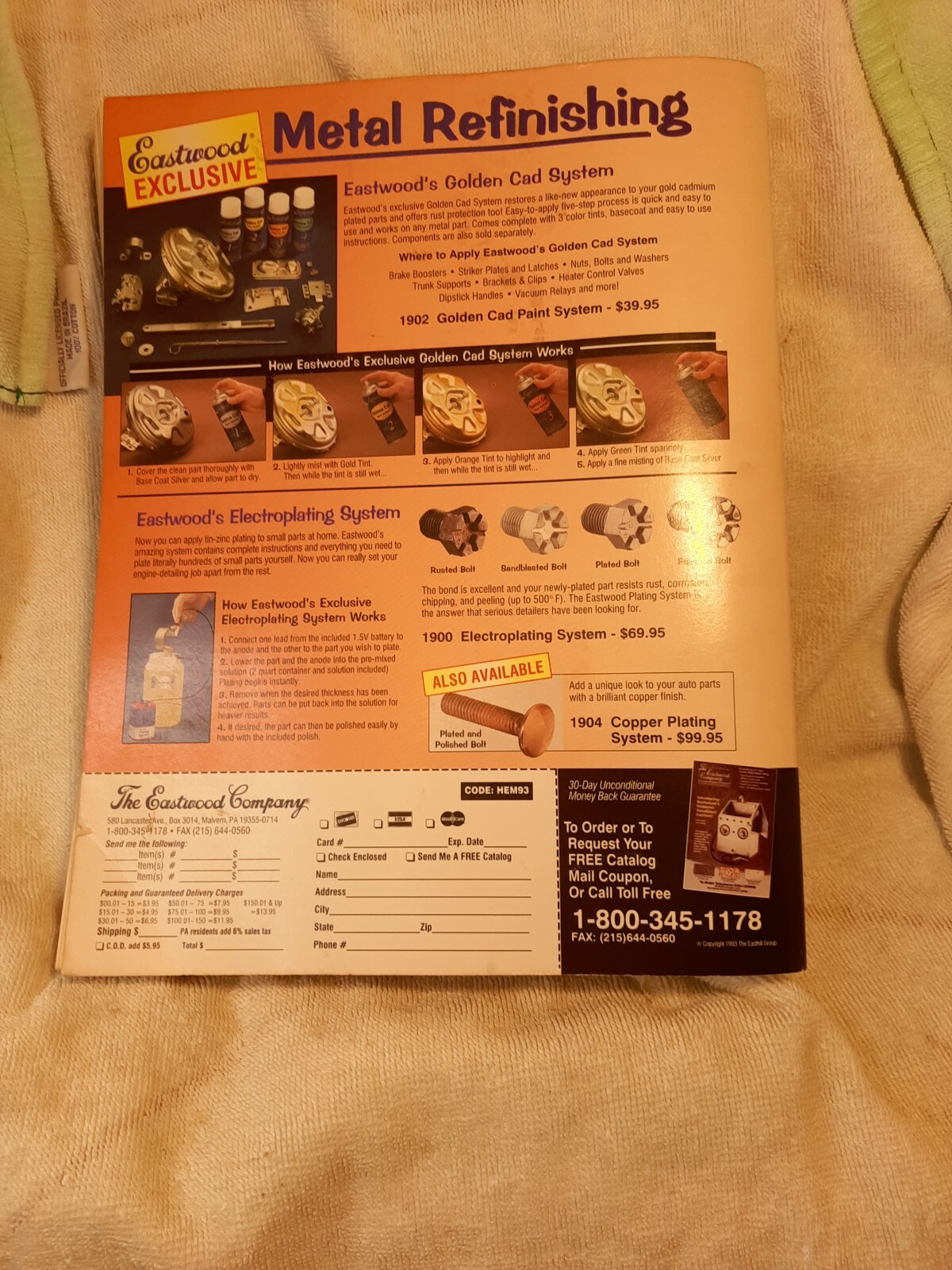 HEMMINGS&rsquo; VINTAGE AUTO ALMANAC 10 TENTH EDITION 1994​ CLASSIC CAR 464 PAGES USA