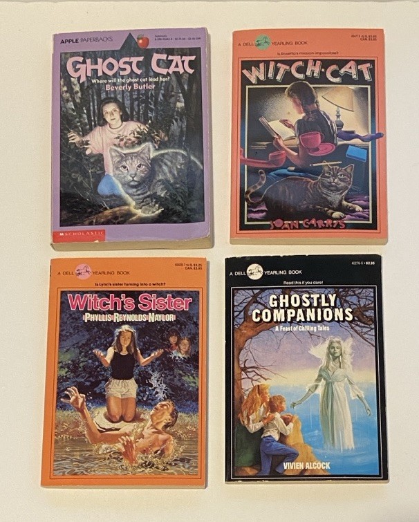 Vintage YA Teen Kids Horror Spooky Scary Paperback Books Mixed Lot Of 4 &rsquo;80s