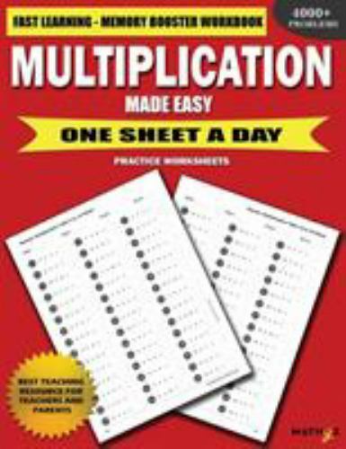 Multiplication Made Easy: Fast Learning – Memor- paperback, 0999740822, Learning