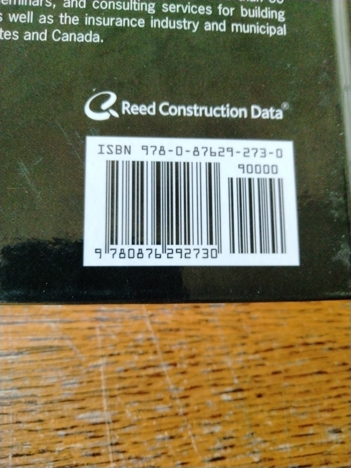 RSMeans Estimating Handbook Third 3rd Edition Hardcover Clean Copy