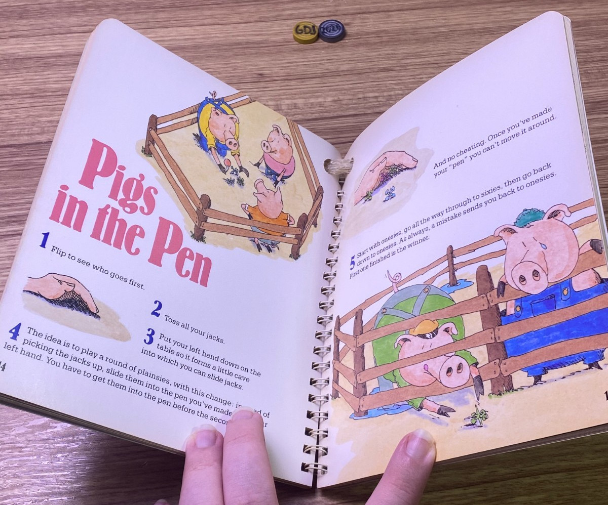 The Klutz Book of Jacks 1988 (Spiral Bound) with Jacks – GDJ-P-1120
