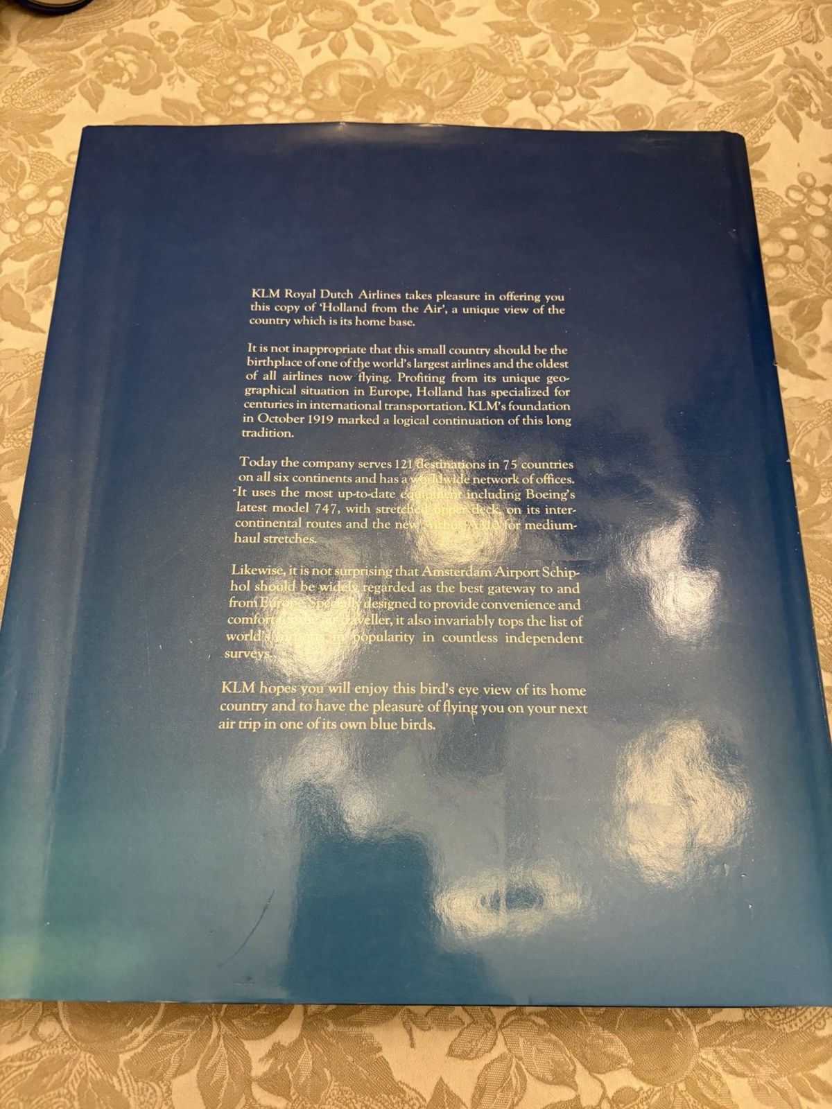 KLM Holland from the Air Hardcover Photography Travel Picture Book English