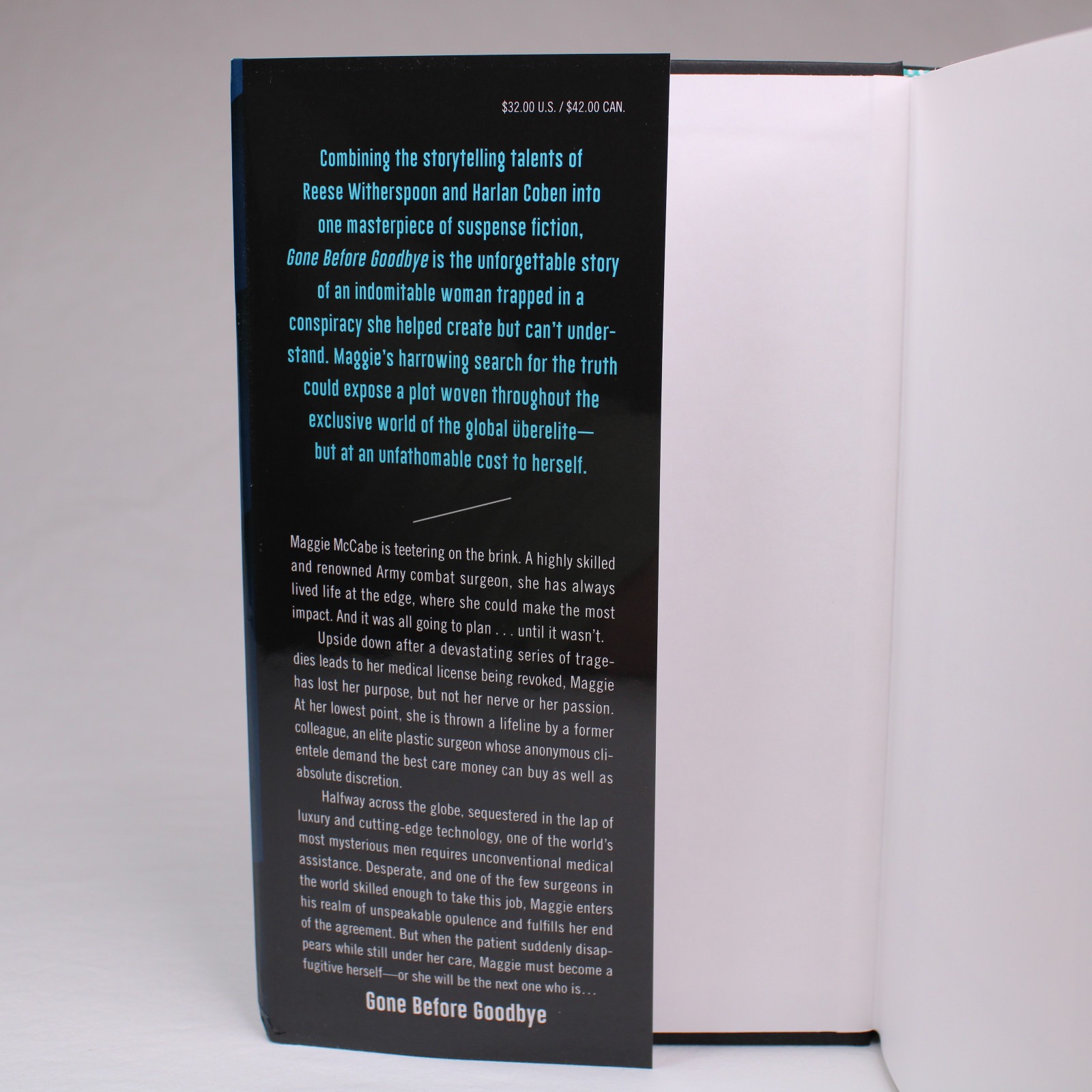 SIGNED Reese Witherspoon and Harlan Coben HBDJ Book Gone Before Goodbye 1st Ed