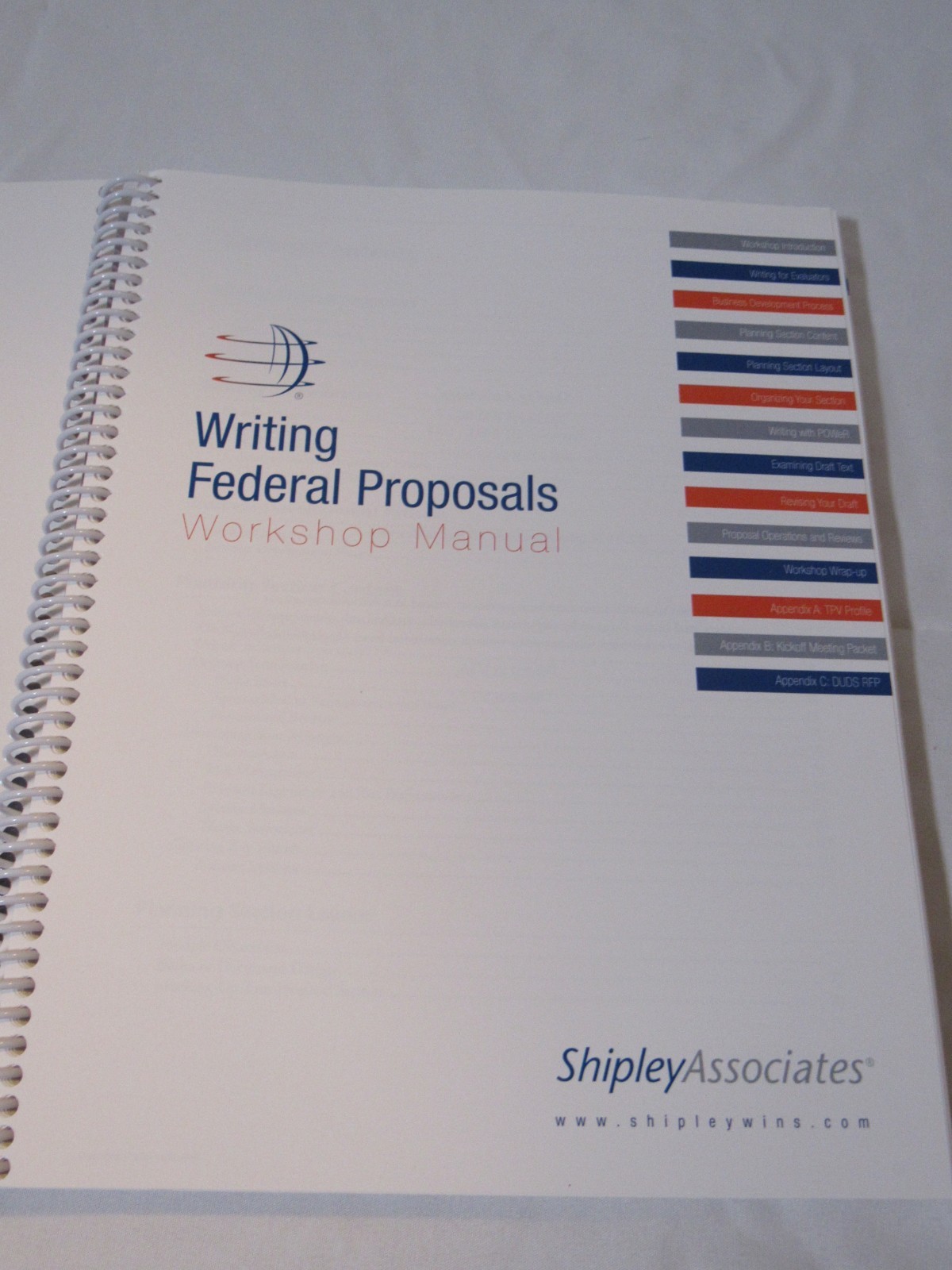 Shipley Associates- Writing Federal Proposals Workshop Manual Vol 5.1