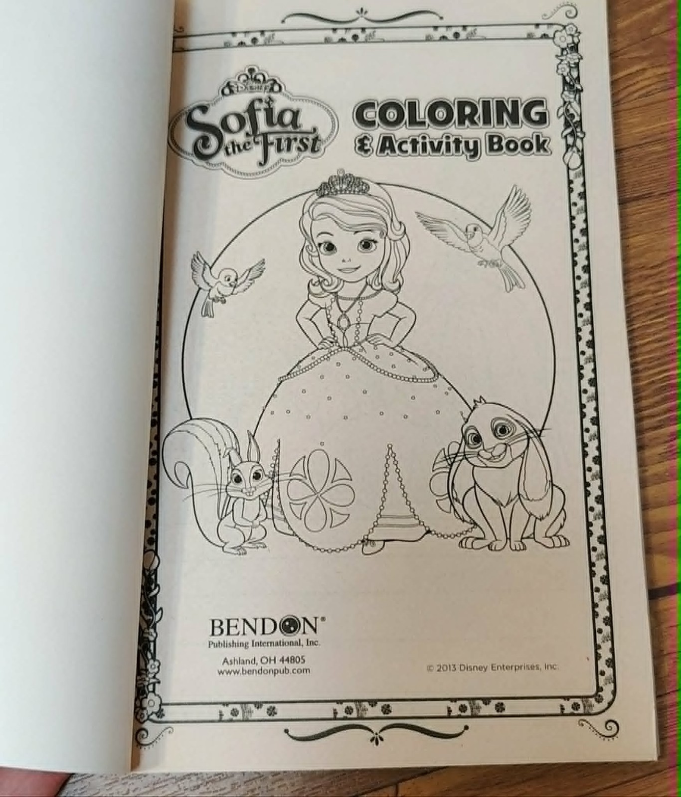Sofia the First Coloring & Activity Book 8&Prime;x5&Prime; 2013 Stickers