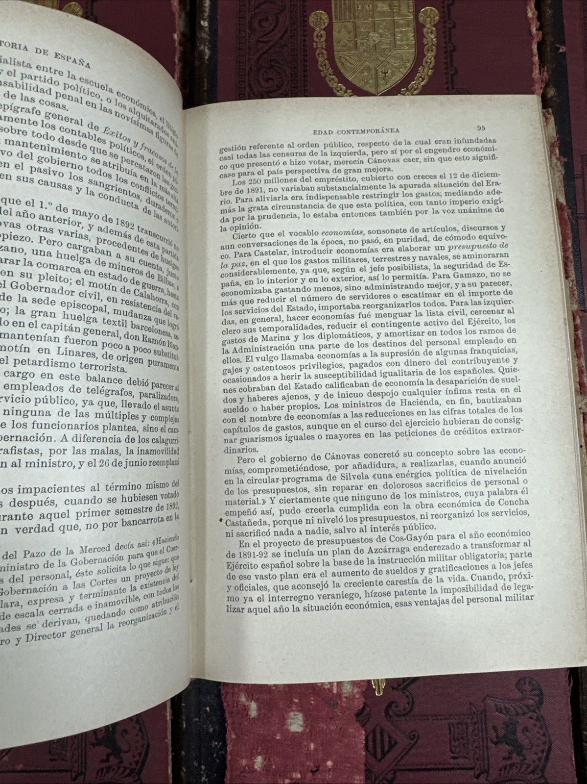 Historia General De Espana By Don Modesto Lafuente 1922 Spain (17) Mixed Volumes