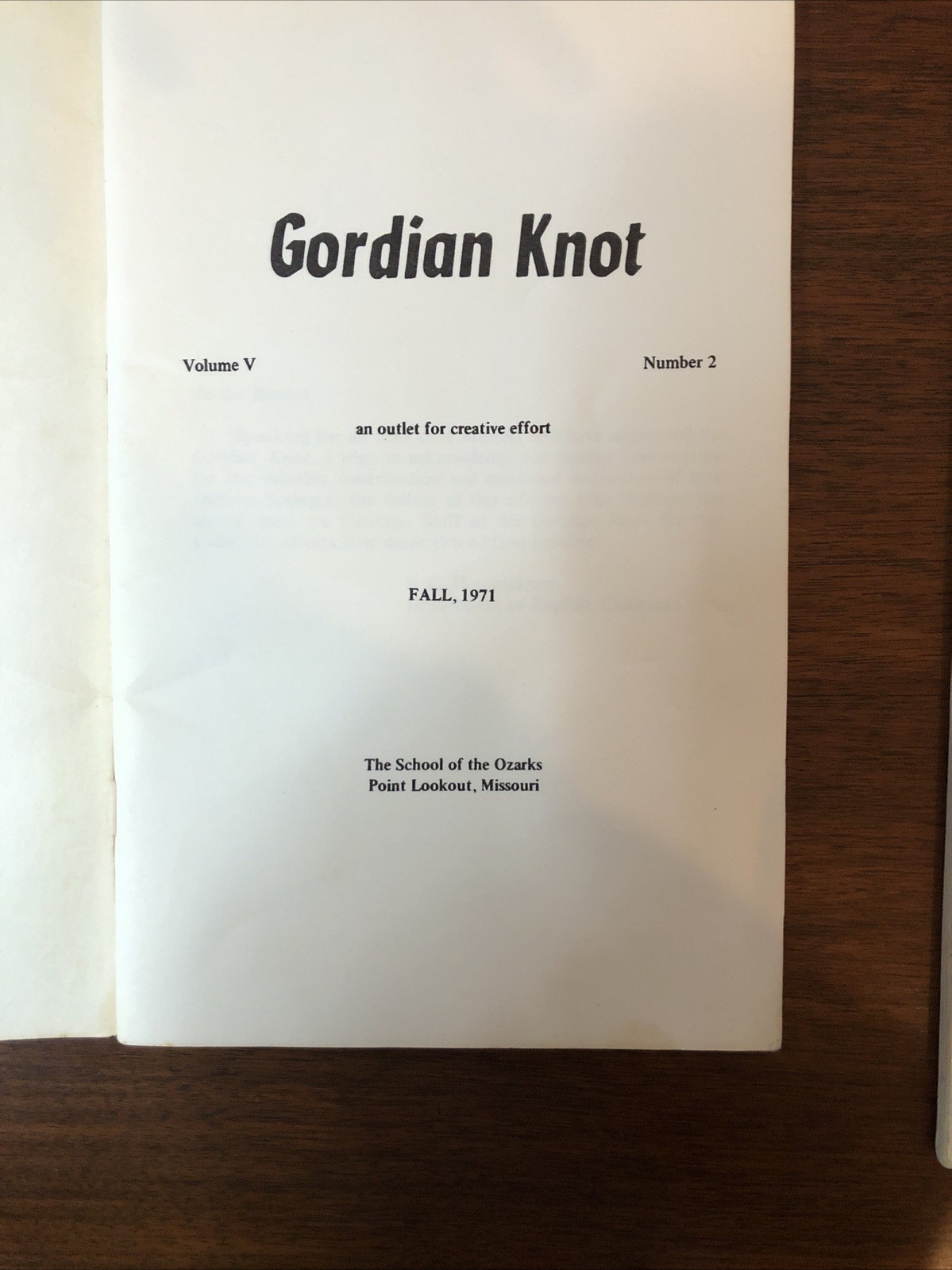 Lot Of 3 Gordian Knot Books VTG Poetry Prose School Of The Ozarks