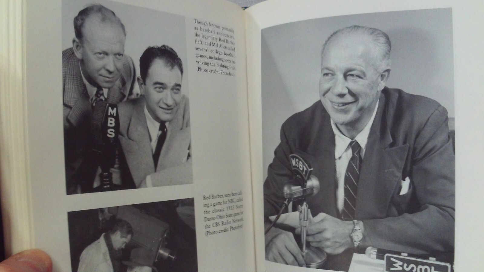 Signed 1st,NOTRE DAME FIGHTING IRISH FOOTBALL: ITS HISTORY IN RADIO BROADCASTING