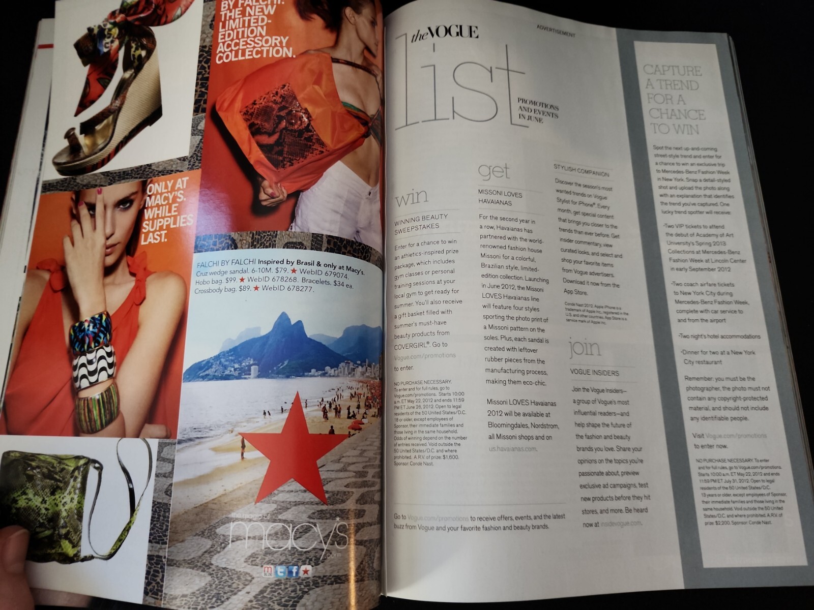 VOGUE Magazine June 2012 HOPE SOLO SERENA WILLIAMS Designer Fashion B23:922
