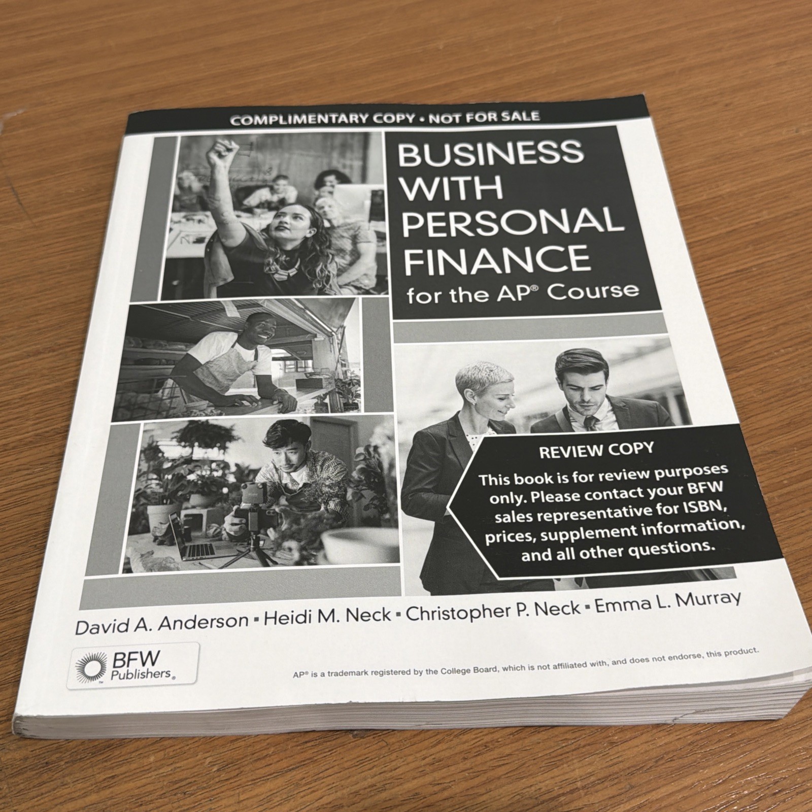 Business with Personal Finance for the AP® Course 2026 by David A. Anderson!