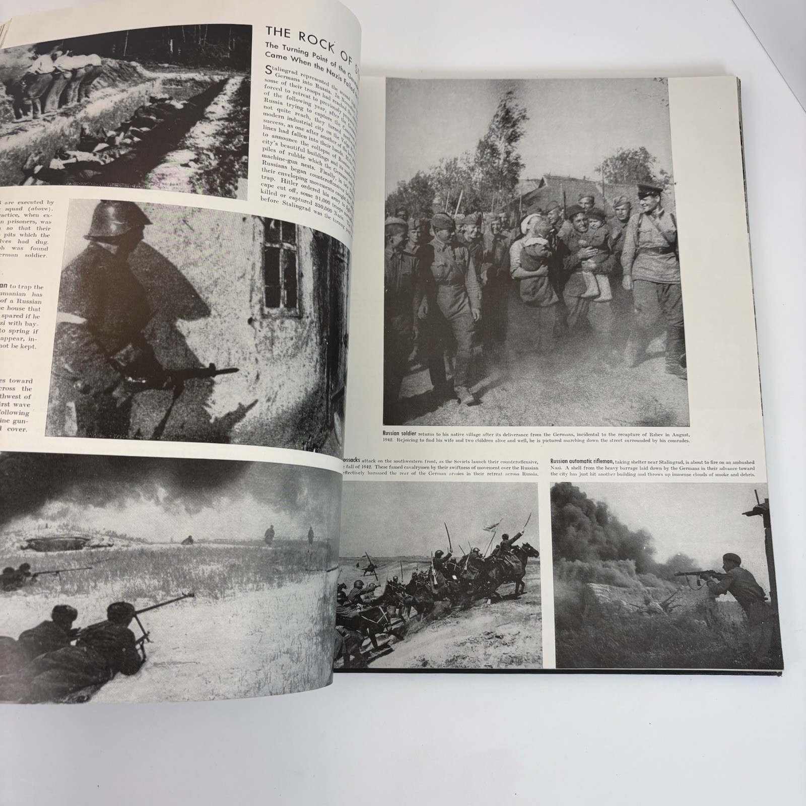 Collier&rsquo;s Photographic History of World War II Hardcover 1946 272 pages WWII C6