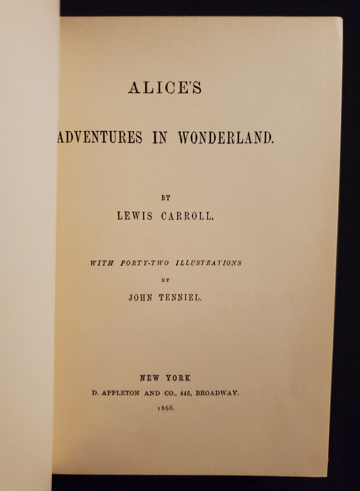 Lewis Carroll ALICE&rsquo;S ADVENTURES IN WONDERLAND ~ D. Appleton & Co ~ 1927 Fairy