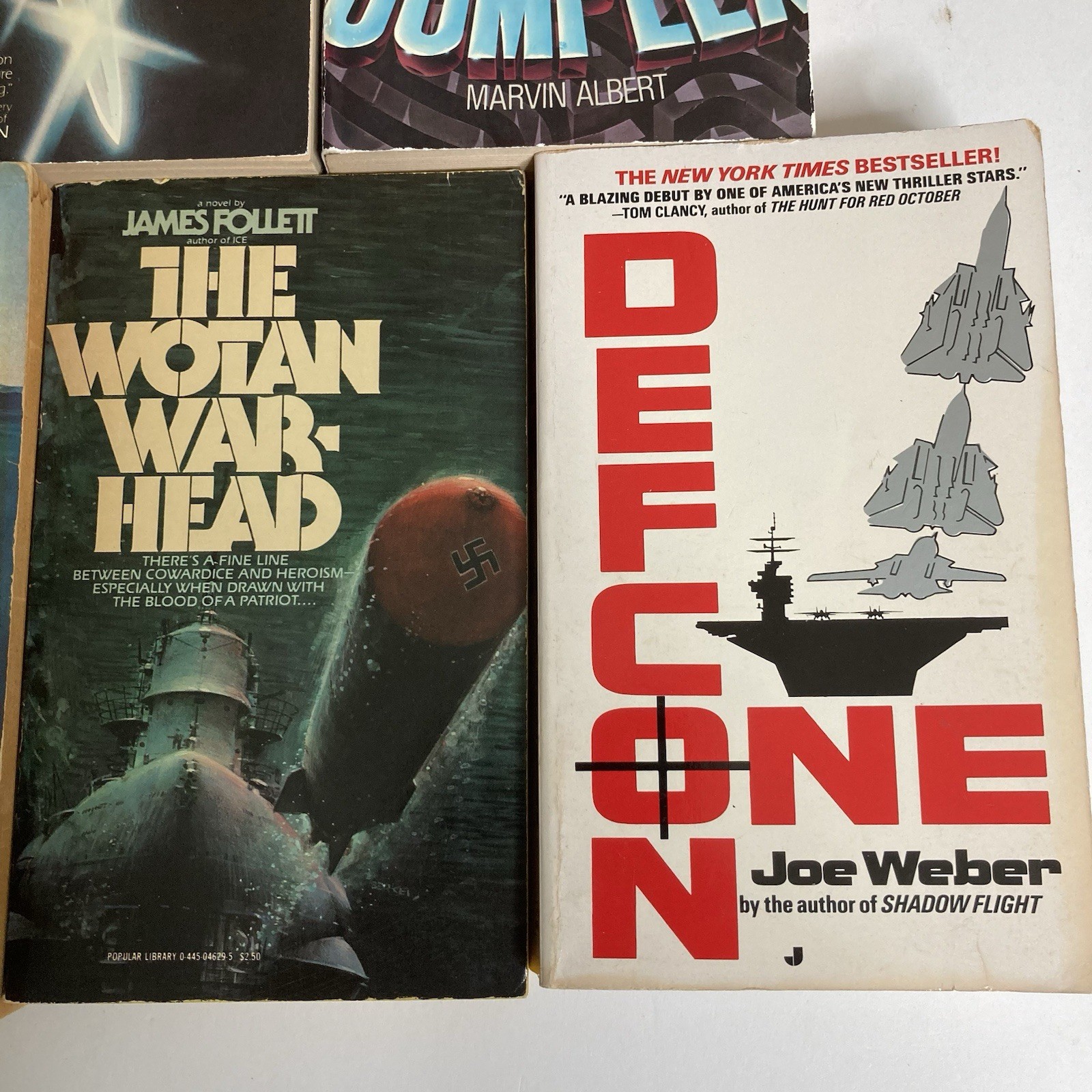 Mixed Lot of 16 Vintage WW2/Cold War Thrillers Paperback Books ’70s/’80s
