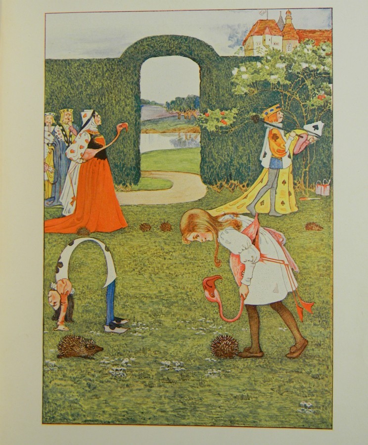ALICE in Wonderland FIRST EDITION uk COLOR PLATES Illustrated MILLICENT SOWERBY