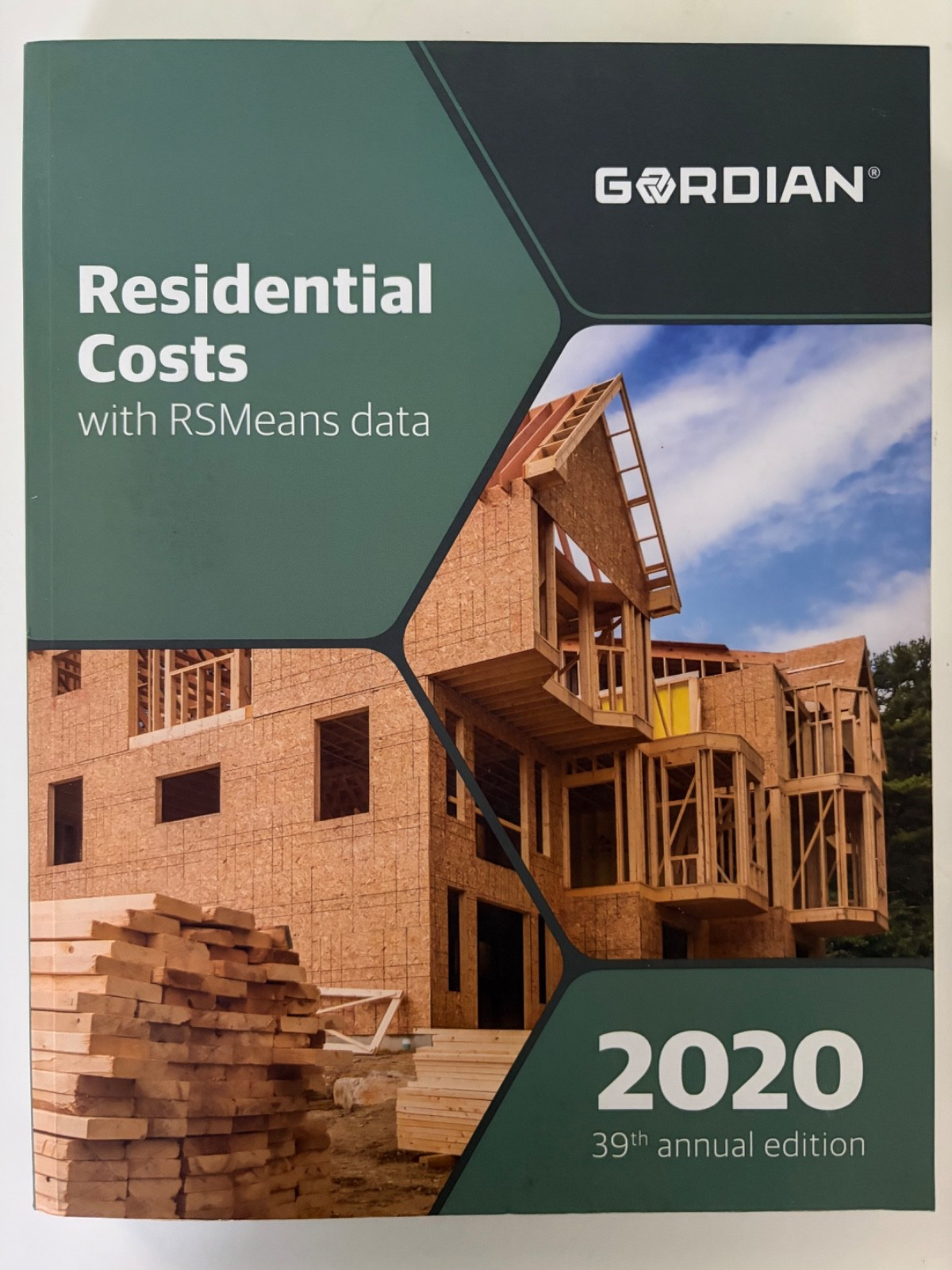 2020 Residential Costs With RSMeans Data 39th annual edition Gordian Paperback
