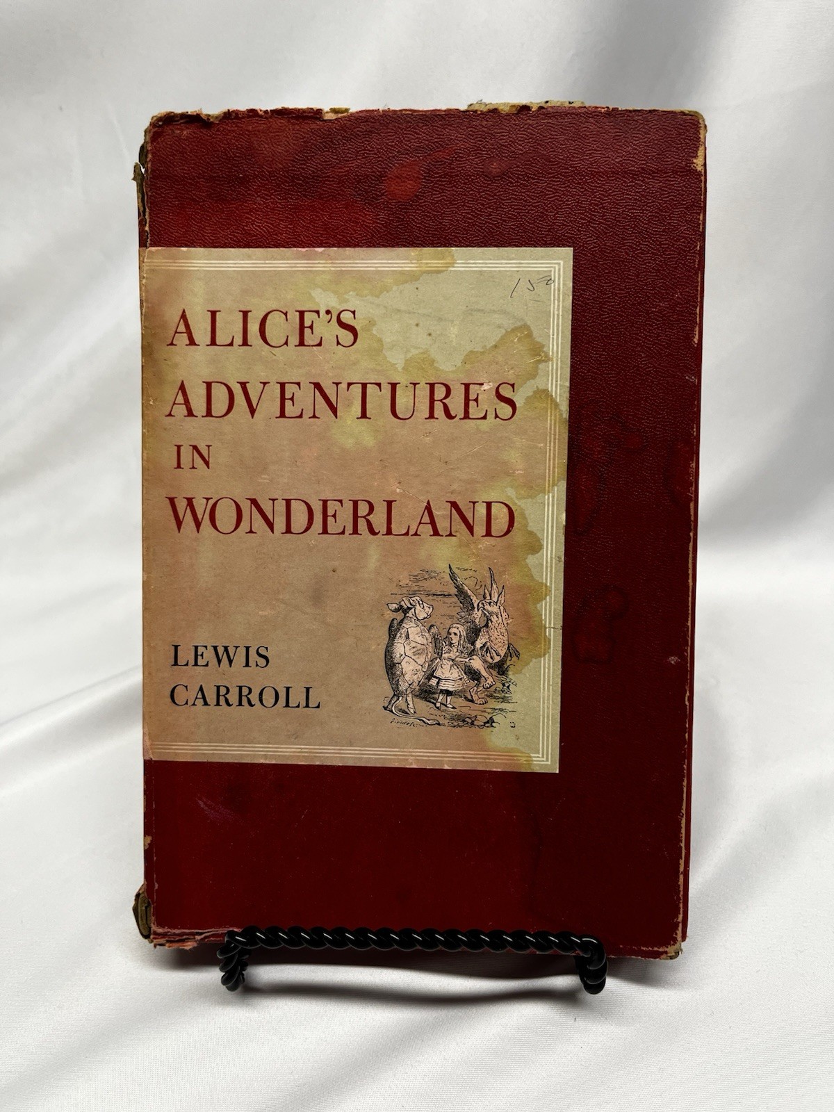 Lewis Carroll Alice&rsquo;s Adventures Facsimile Hardcover Tenniel Doubleday 1942 DJ