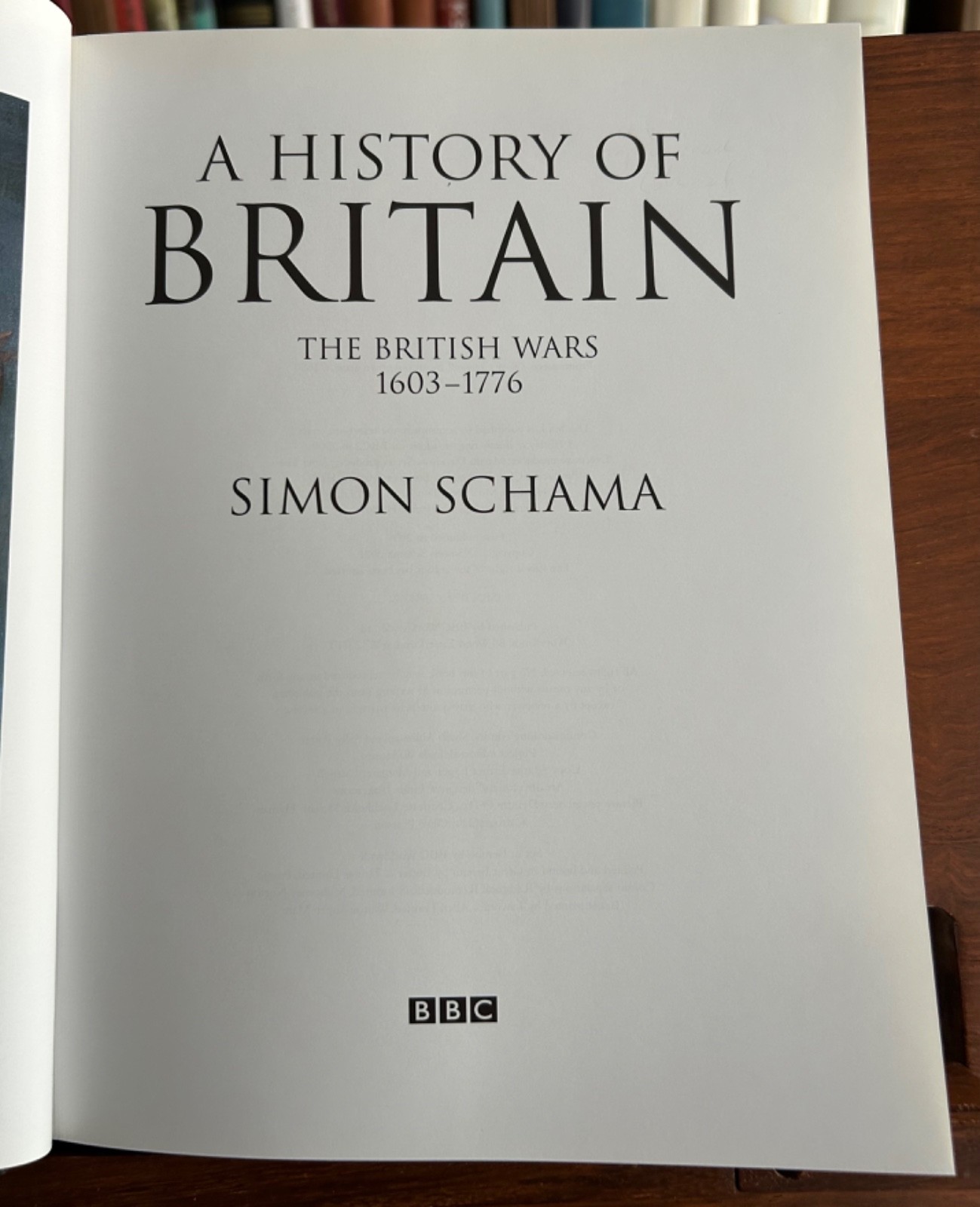 A History Of Britain (3 Vols), Simon Schama, BBC, 2000, 1st / 1st