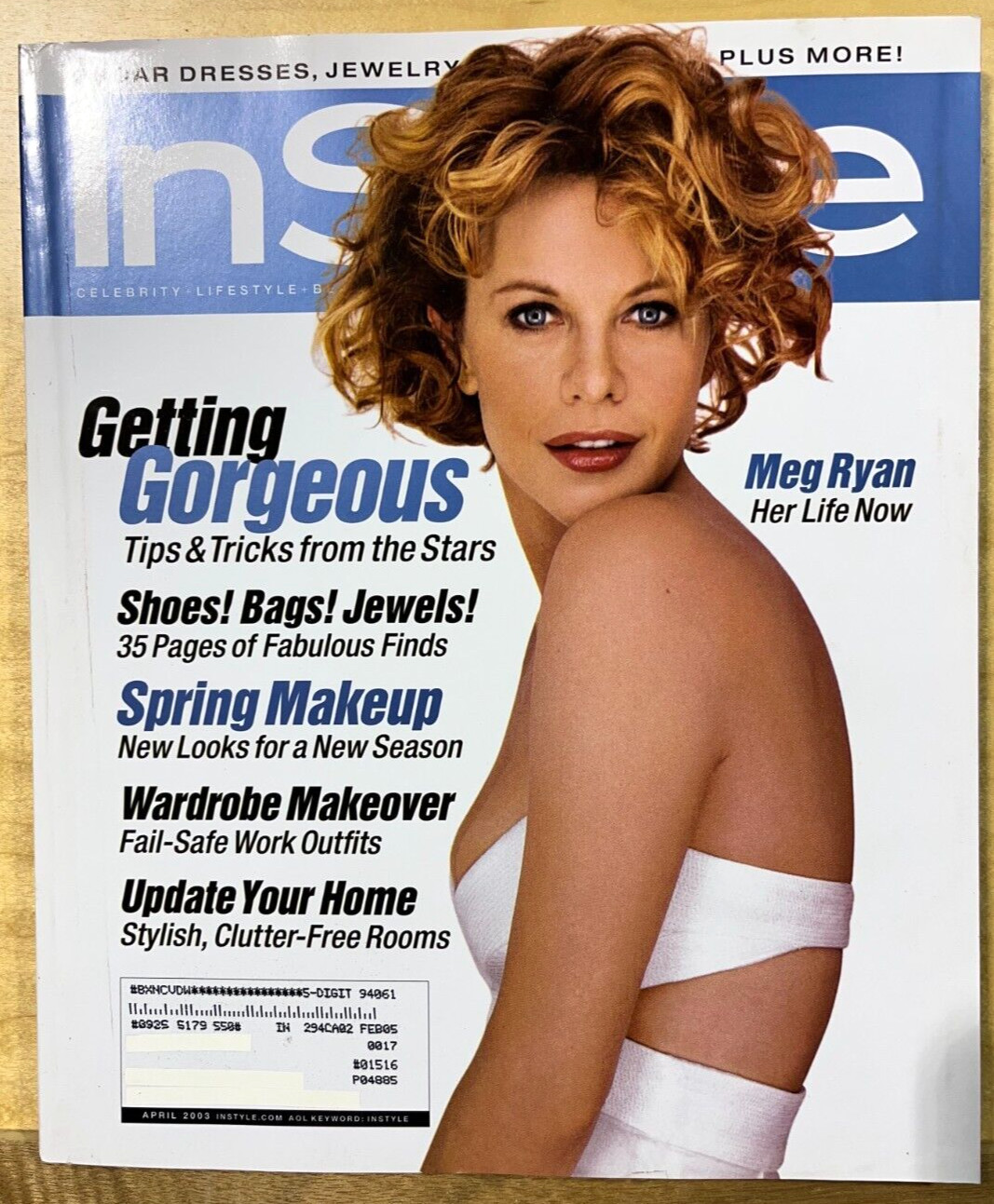 MEG RYAN – InStyle Mag April 2003 – MENA SUVARI – 464 pages