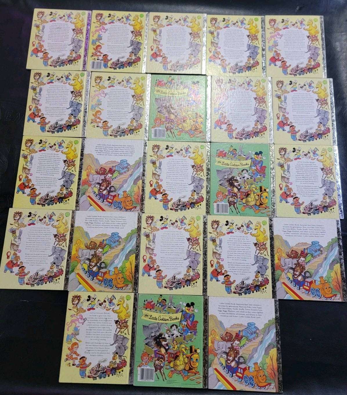 Little Golden Book Mixed Hardcover Book Lot Of 23 – 1980&rsquo;s Good Condition