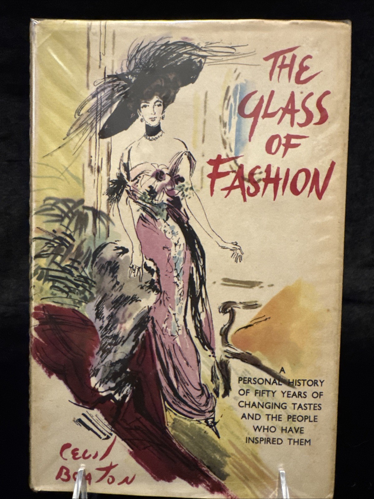 Cecil Beaton – Glass of Fashion – 1st British ed / 2nd pr – HC / DJ – VG+ / VG
