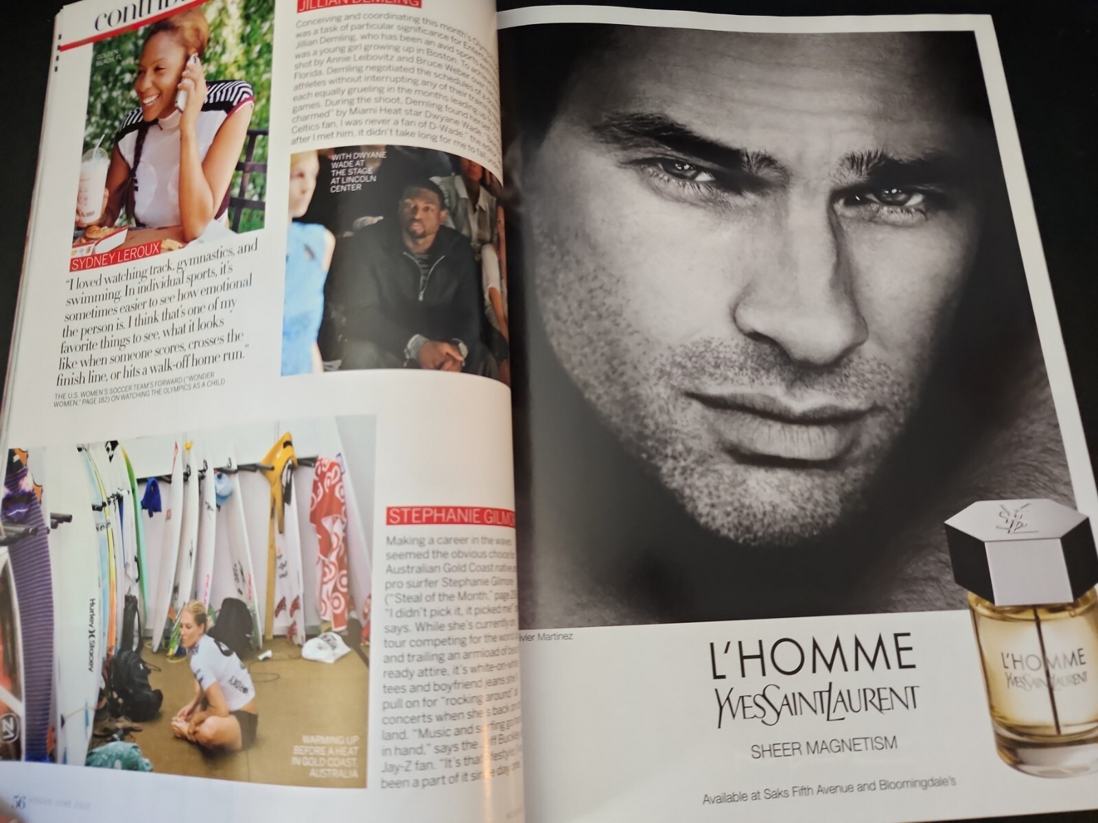 VOGUE Magazine June 2012 HOPE SOLO SERENA WILLIAMS Designer Fashion B23:922