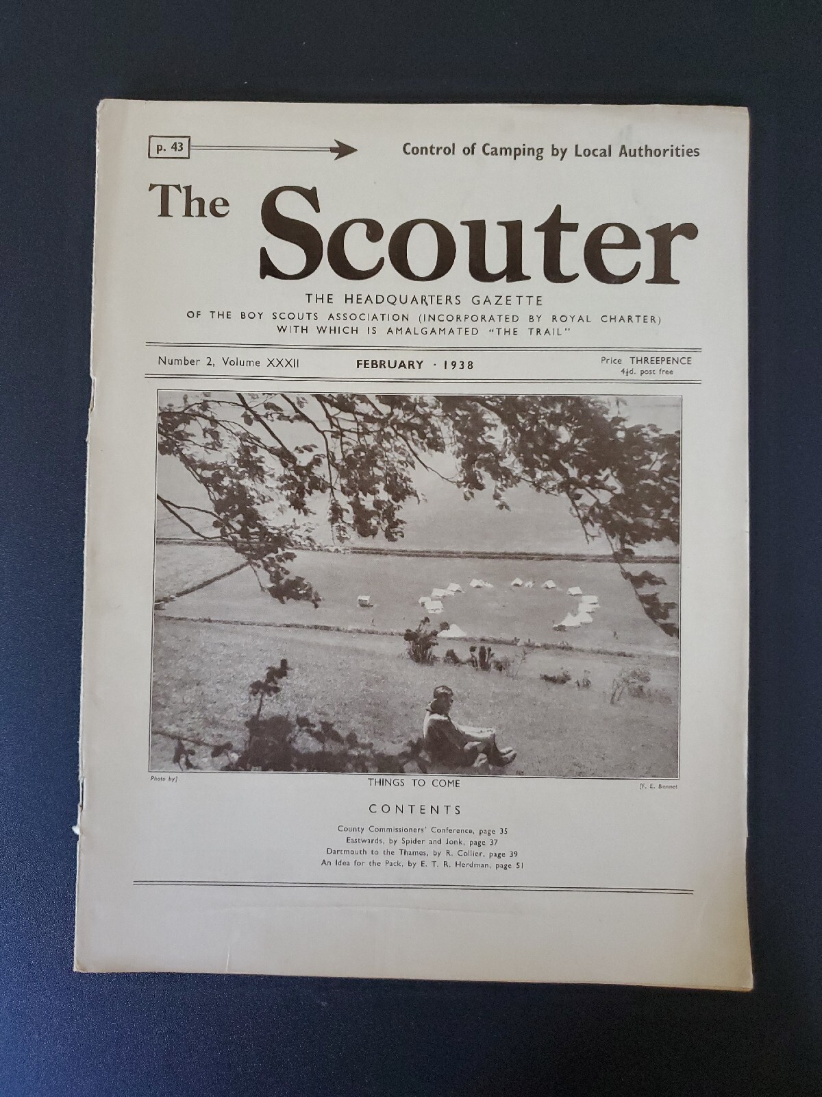*Import* United Kingdom Lot Of 12 The Scouter Magazine 1938 Boy Scouts Magazine