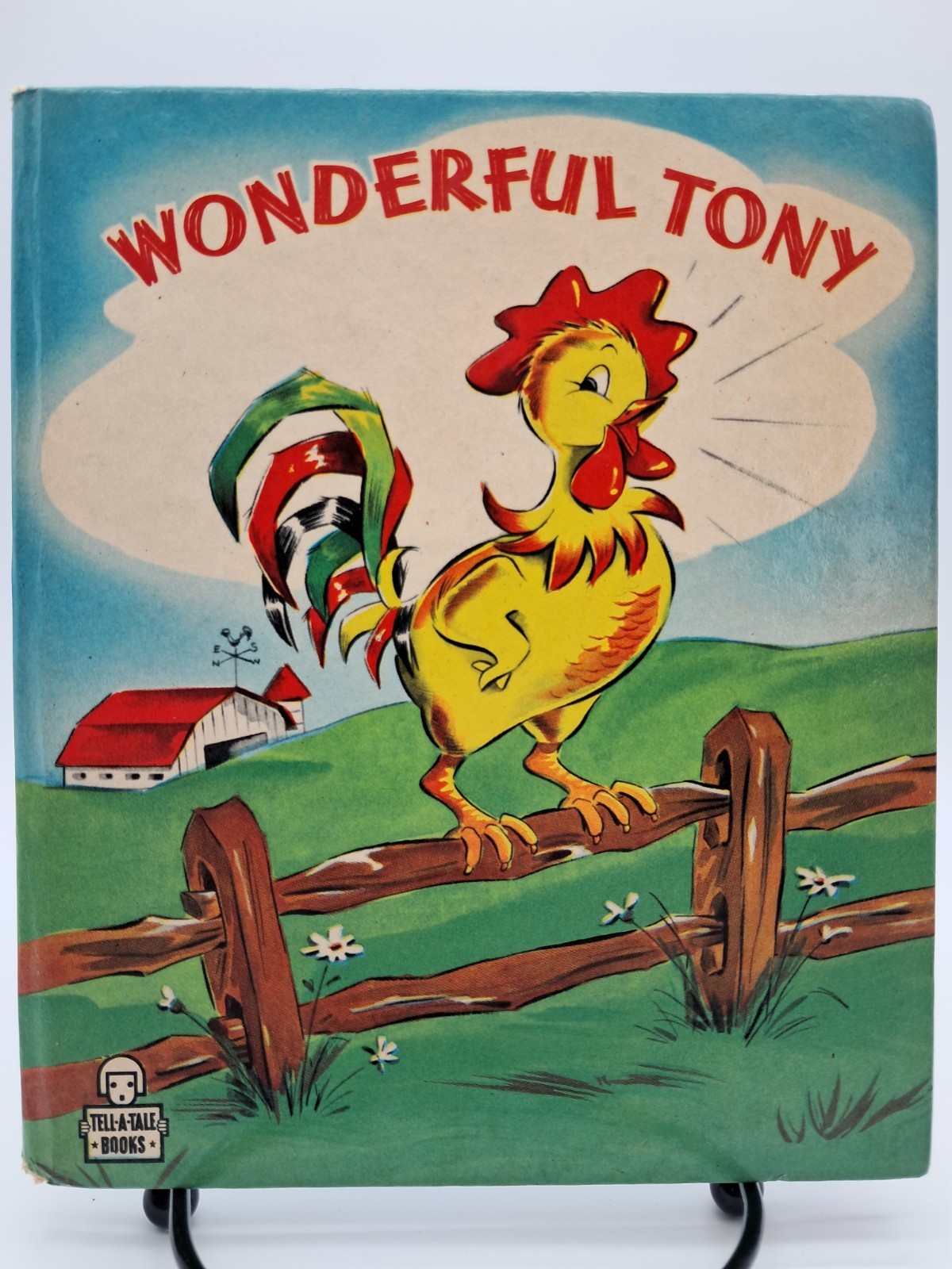 Tell-A-Tale Books #871 Vintage Children&rsquo;s Book Wonderful Tony 1947 Kids Fiction