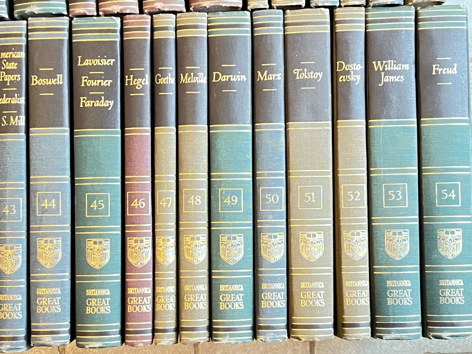 Great Books Of The Western World 1952 1st Edition Sold Individually FREE SHIP