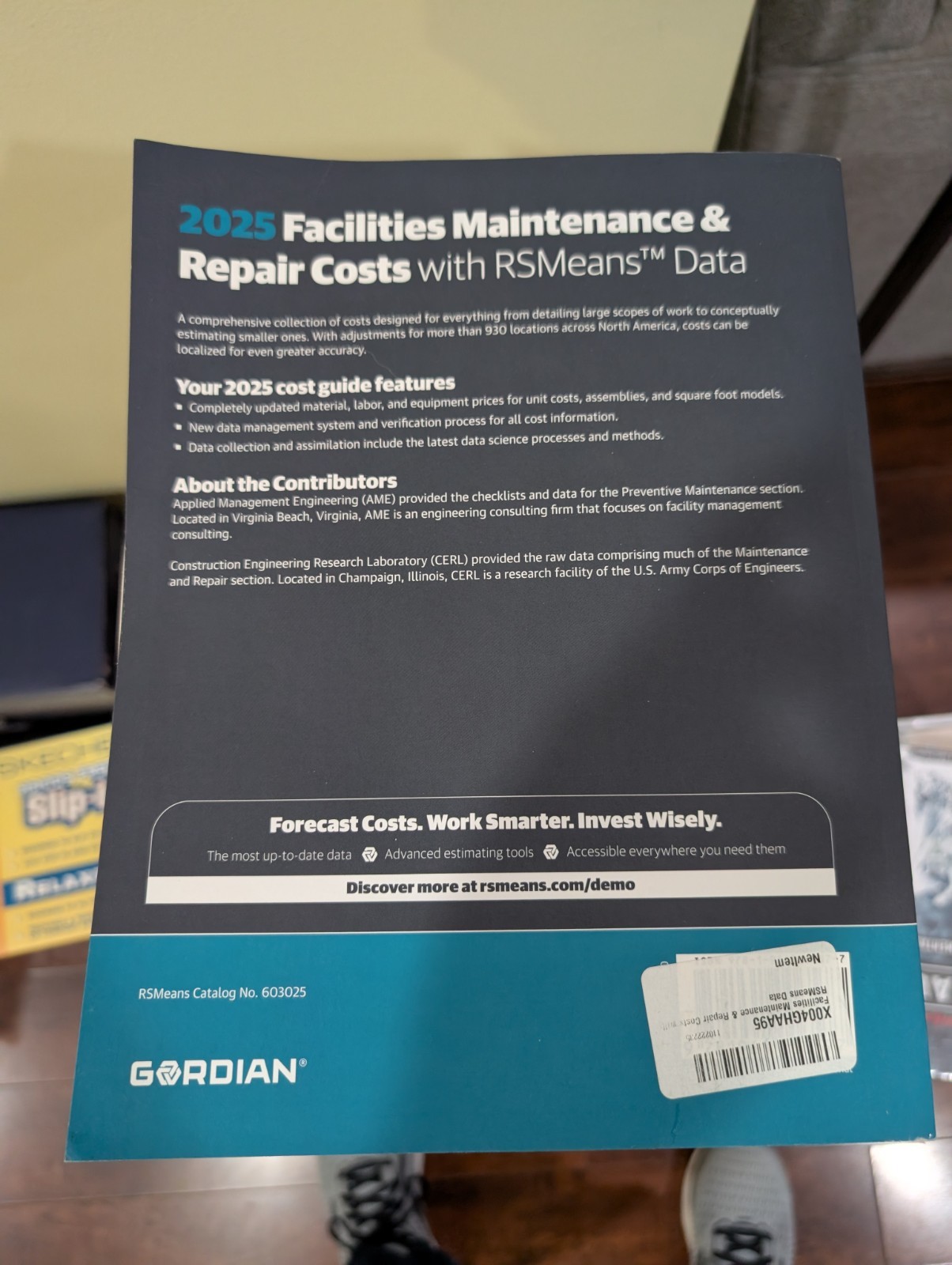 Gordian Facilities Maintenance & Repair Costs with RSMeans Data 32nd Ed – 2025