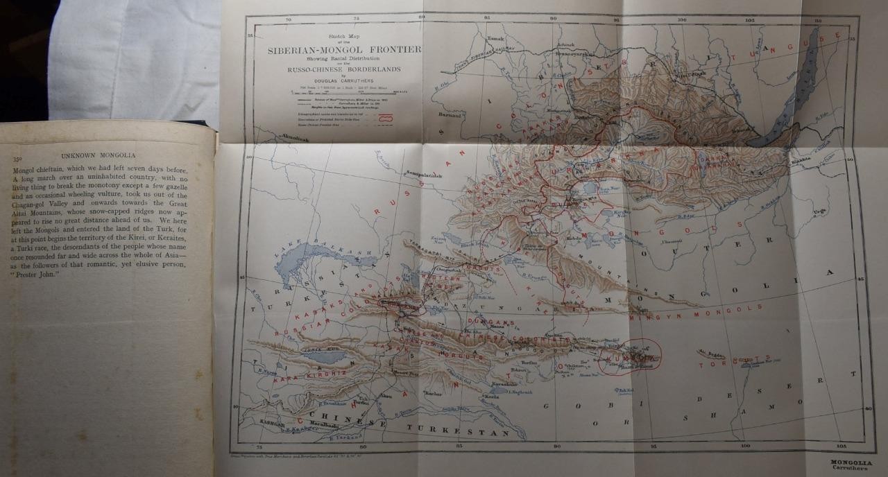 UNKNOWN MONGOLIA Travel, Exploration & Sport, Carruthers 1914. Central Asia