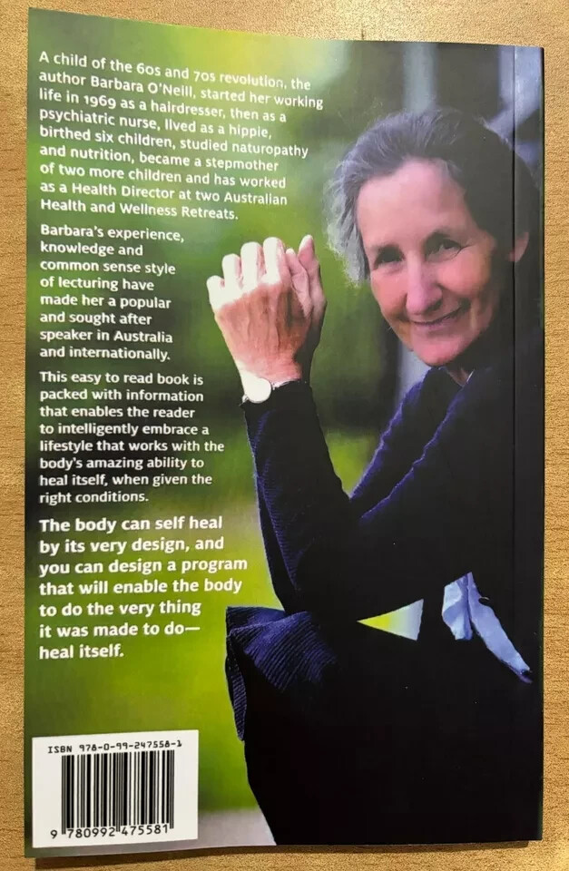 Self Heal By Design By Barbara O&rsquo;Neill, Paperback……..📝📝