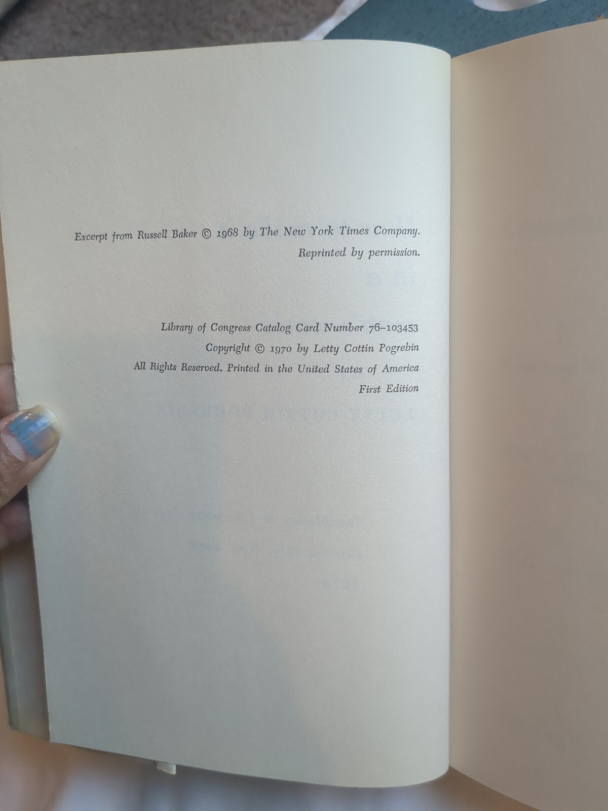 Pogrebin, Letty Cottin HOW TO MAKE IT IN A MAN&rsquo;S WORLD 1st Edition 1st Printing