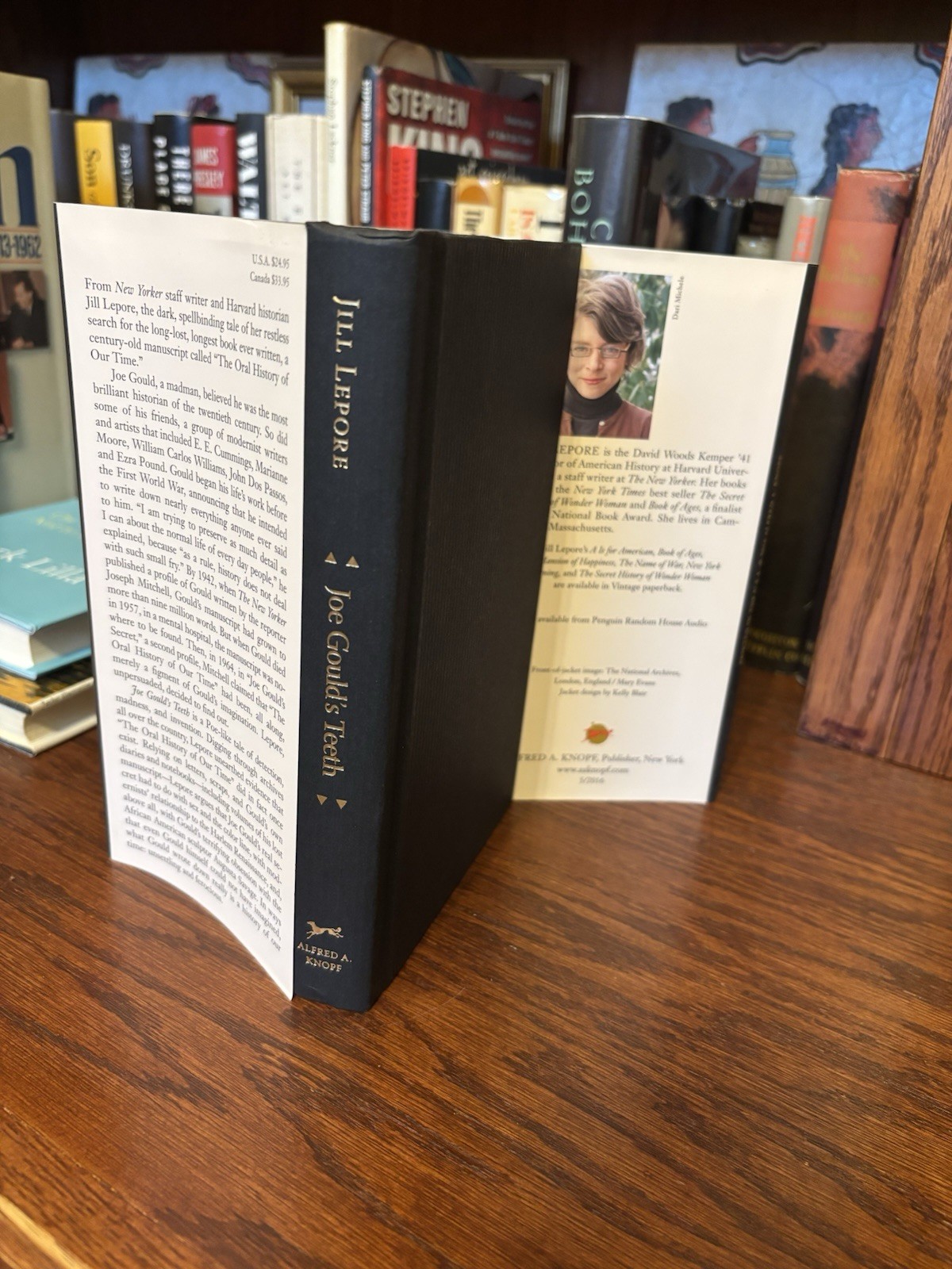 Joe Gould’s Teeth. Jill Lepore. 1st HC Ptg. Knopf 2016 Fine Unread